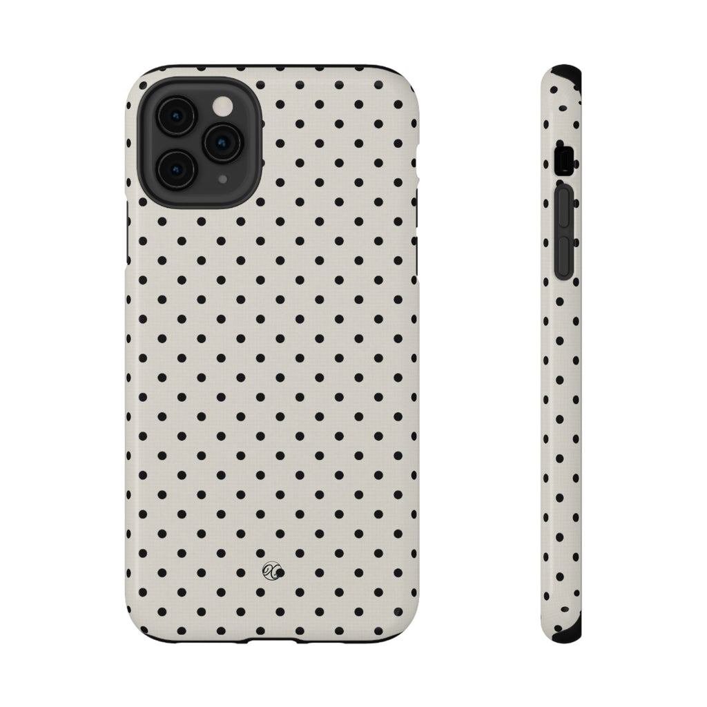 Polka Dot Impact Phone Case — Protective Slim iPhone Cover