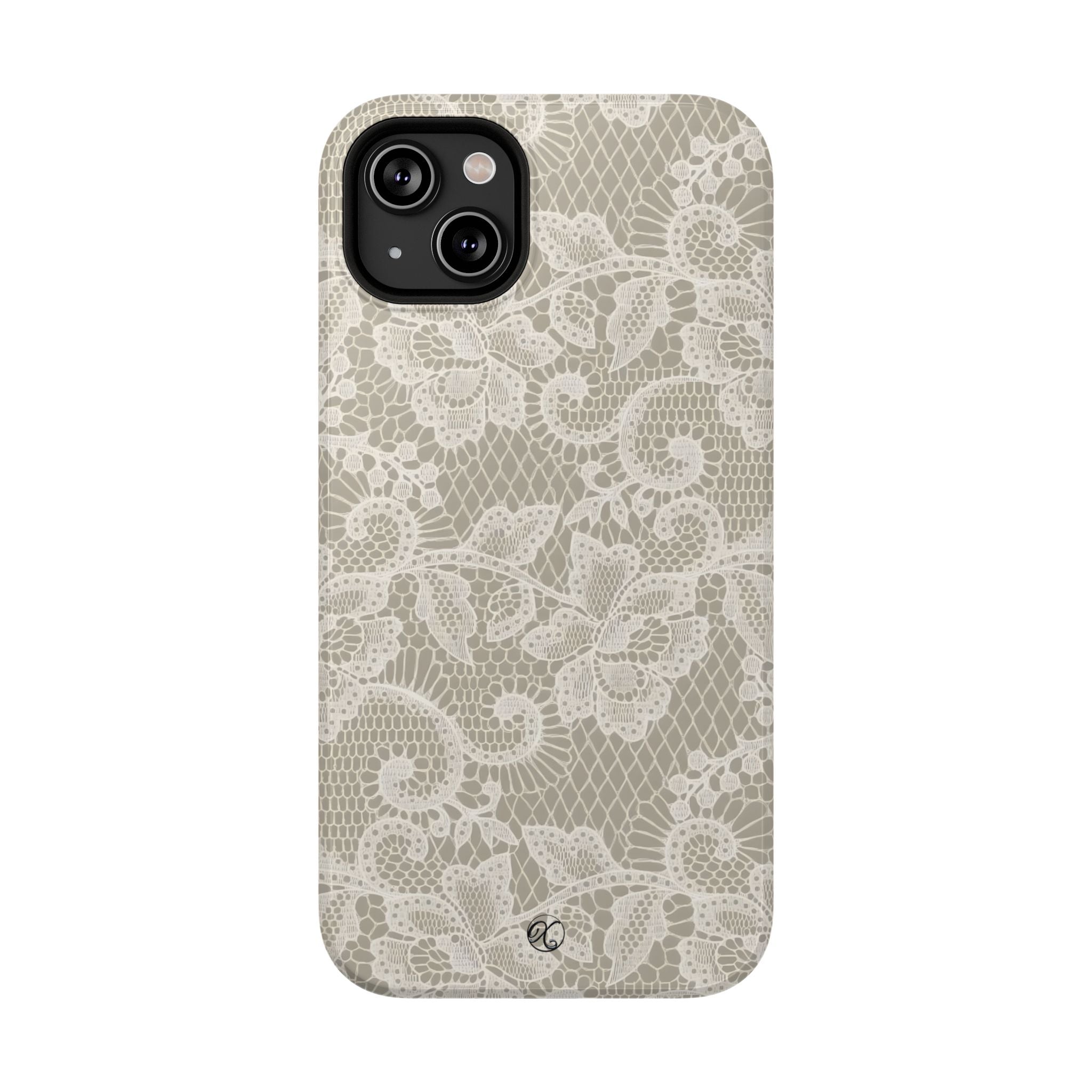 Lace Floral Impact-Resistant Phone Case