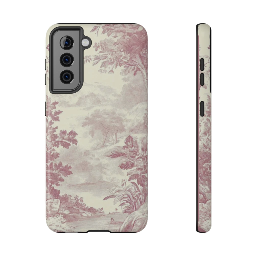 Floral Scenery Impact-Resistant Phone Case