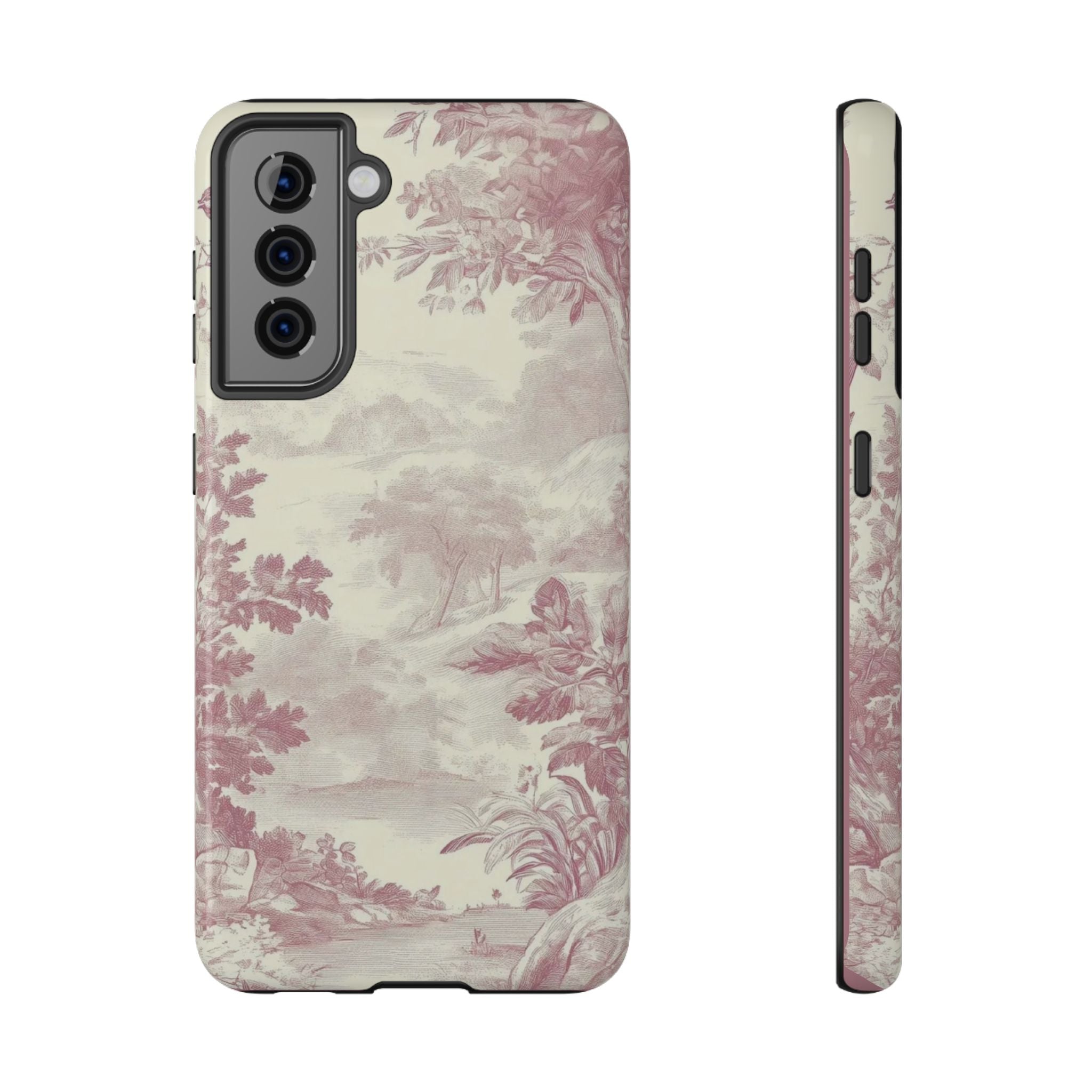 Floral Scenery Impact-Resistant Phone Case