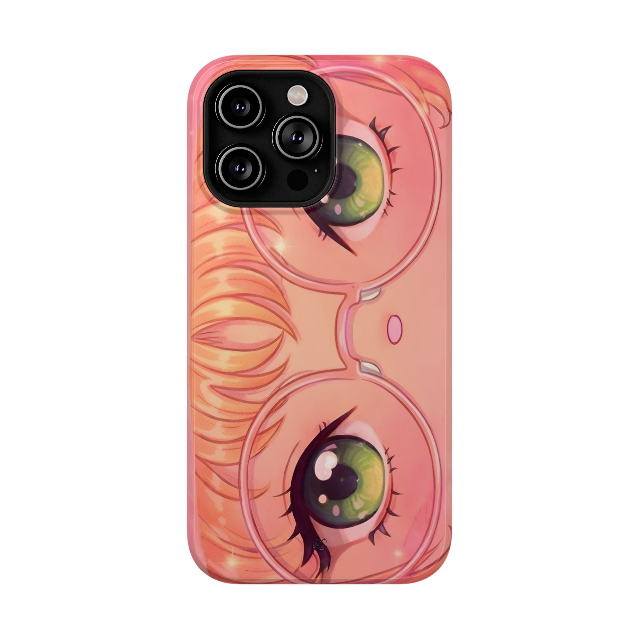 Green Eyed Girl Impact-Resistant Phone Case