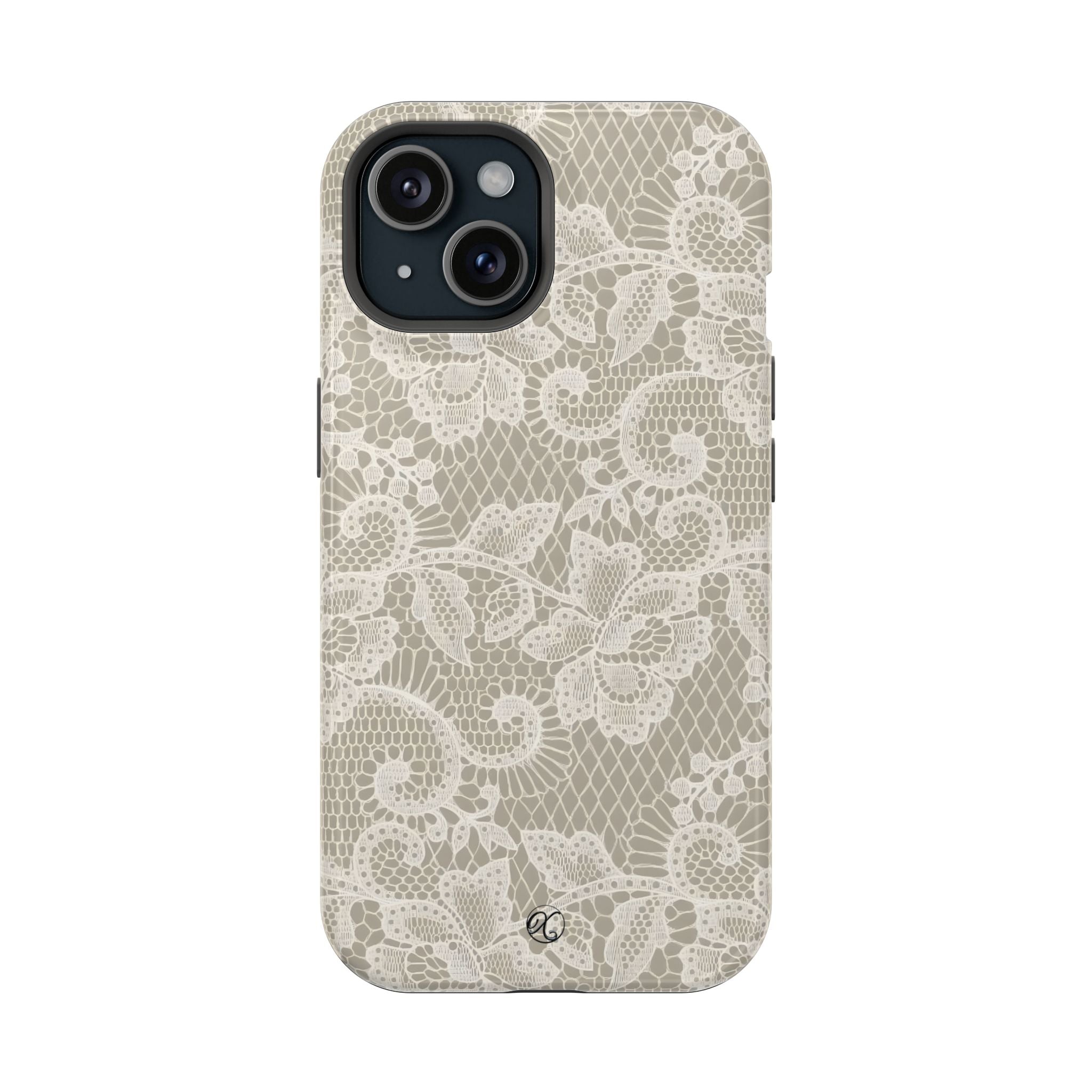 Lace Floral Impact-Resistant Phone Case