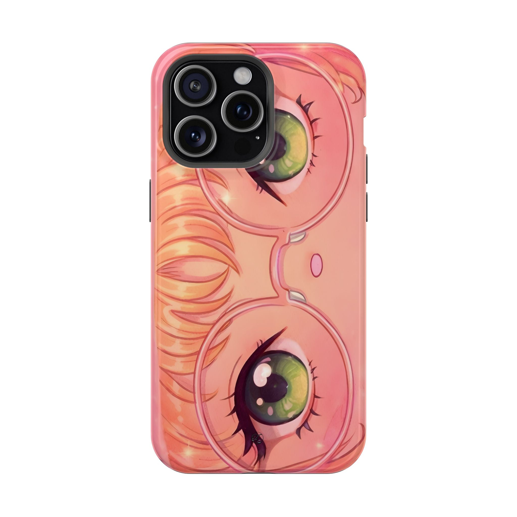 Green Eyed Girl Impact-Resistant Phone Case