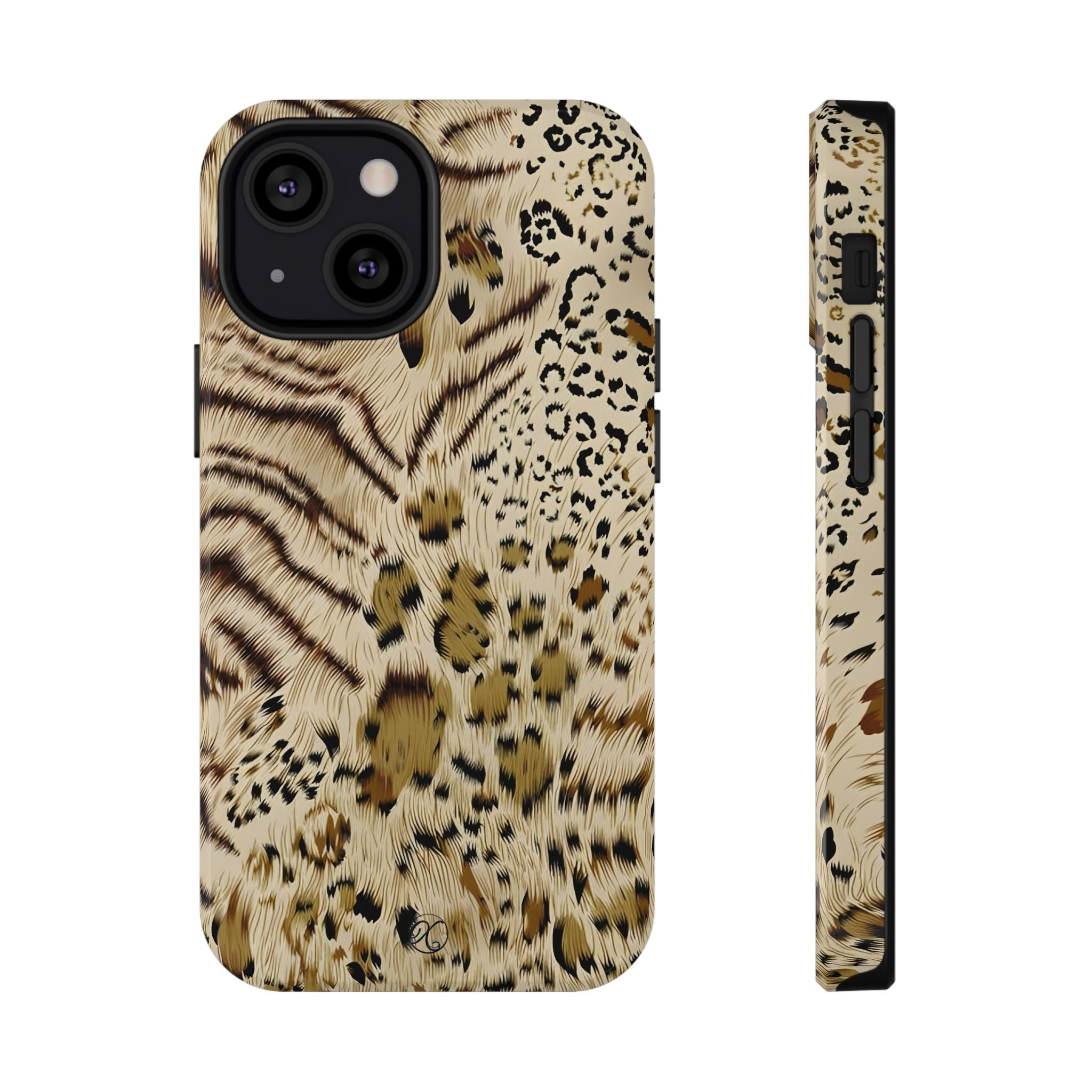 Leopard Print Impact-Resistant Phone Case — Animal Print Protection