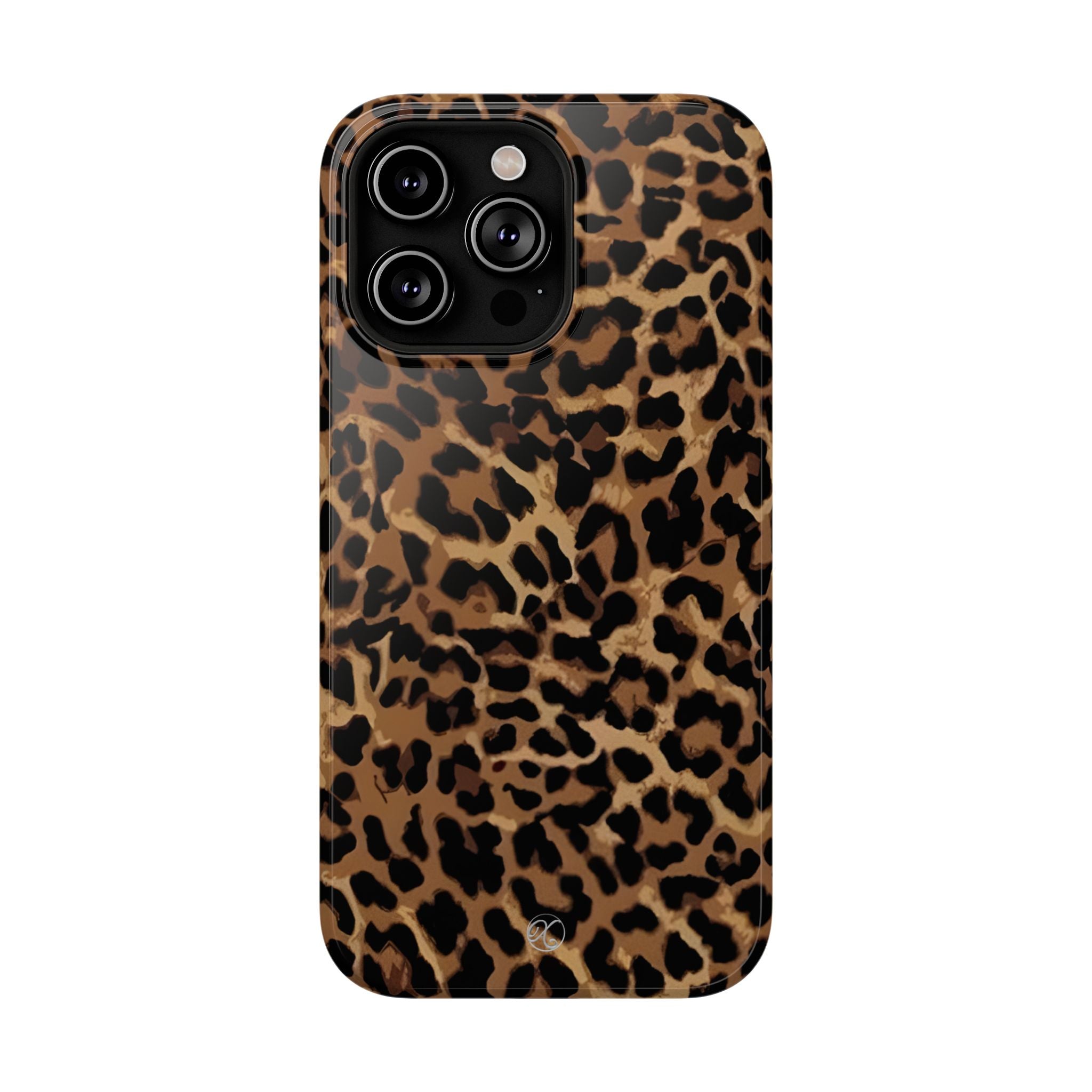 Leopard Print Impact-Resistant Phone Case