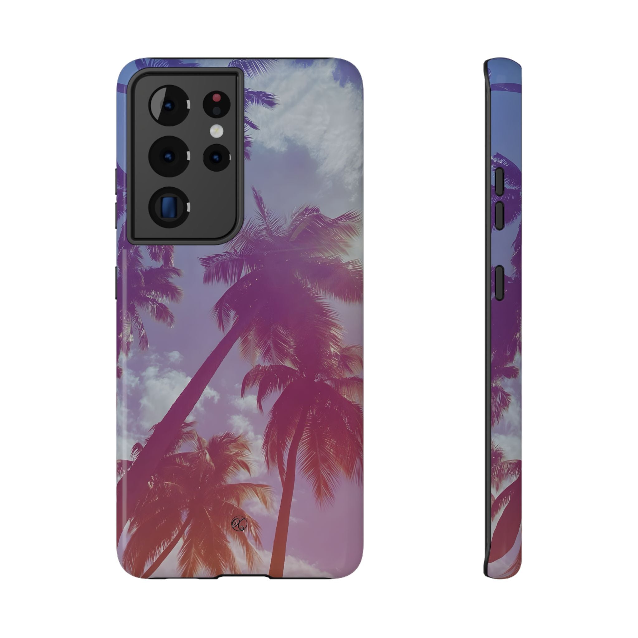 Tropical Palm Impact Phone Case — Sunset Palm Tree Protective Cover