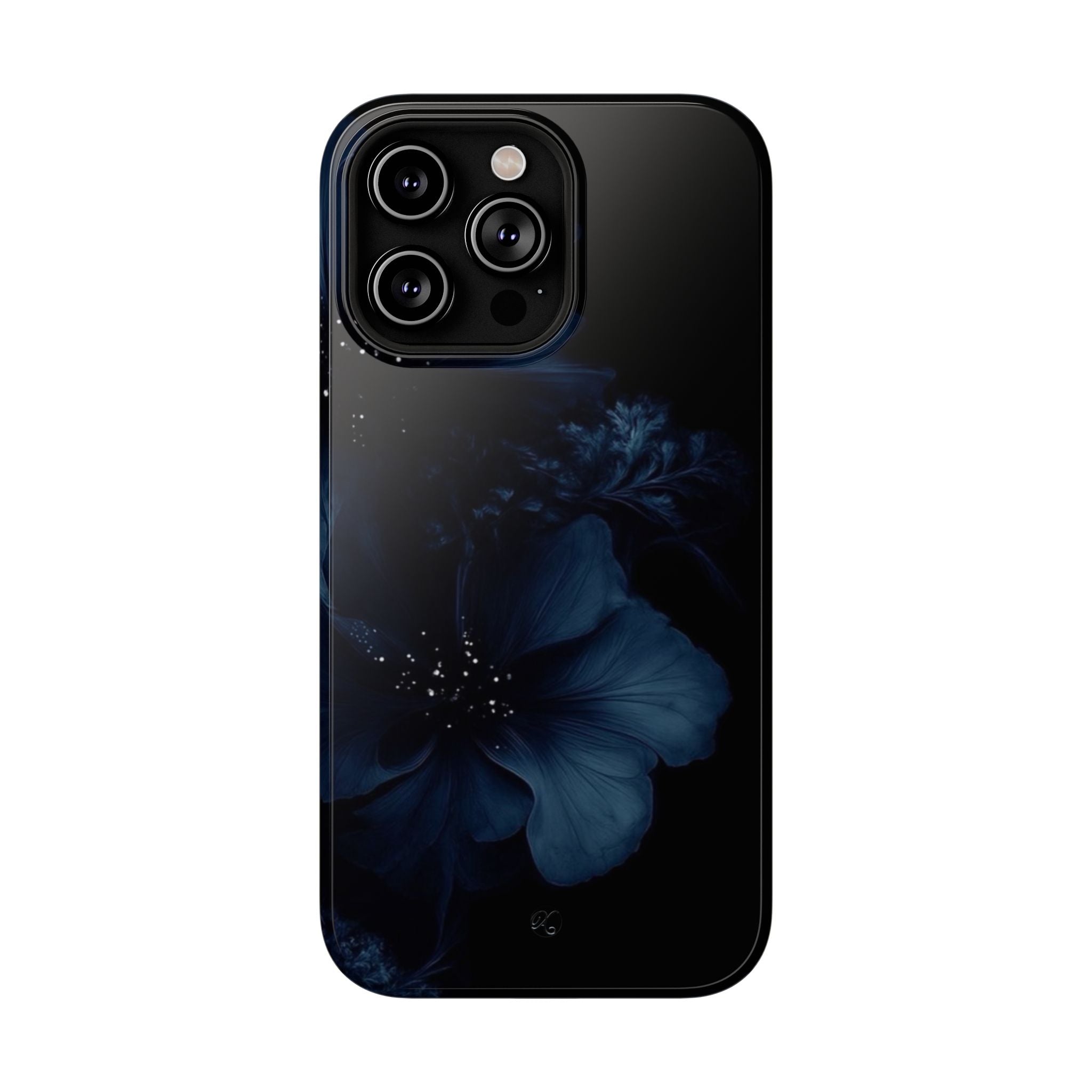 Impact-Resistant Phone Case — Midnight Floral Protection