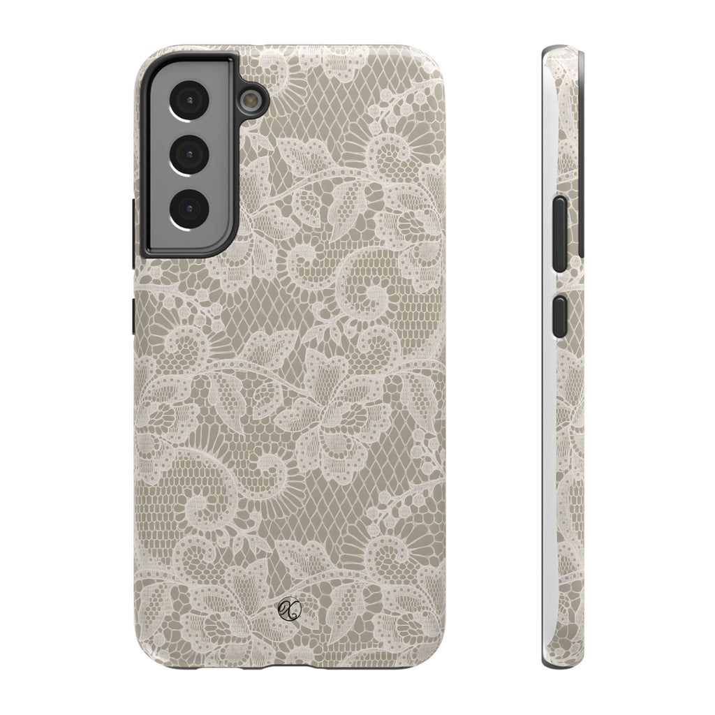 Lace Floral Impact-Resistant Phone Case