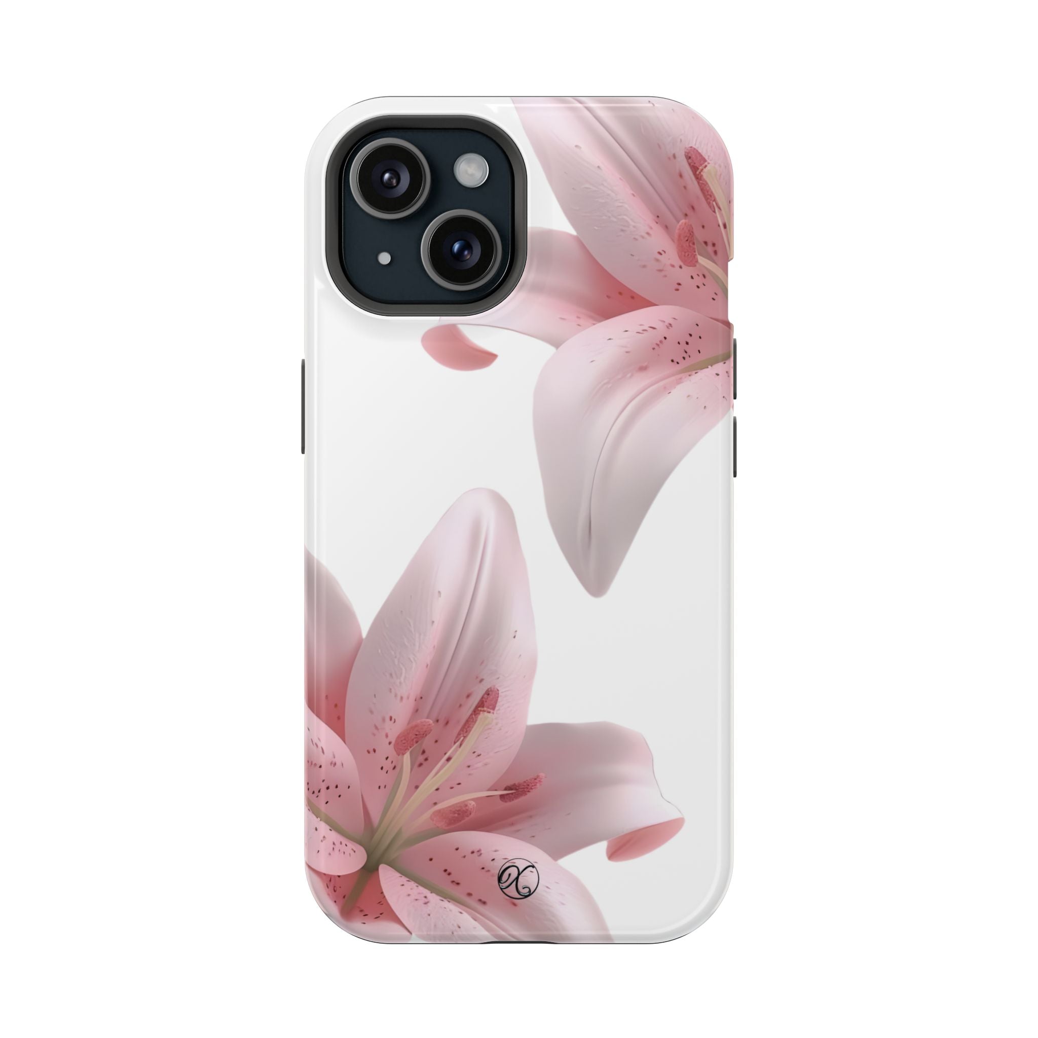 Floral Pink Lily Impact-Resistant Phone Case