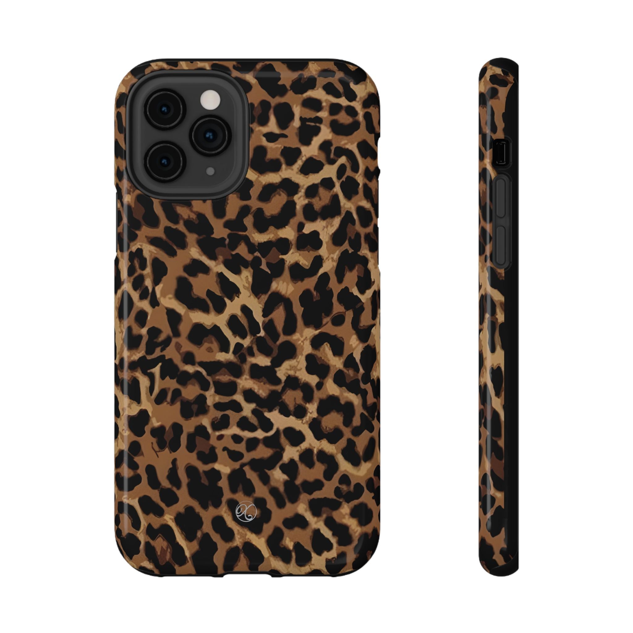 Leopard Print Impact-Resistant Phone Case
