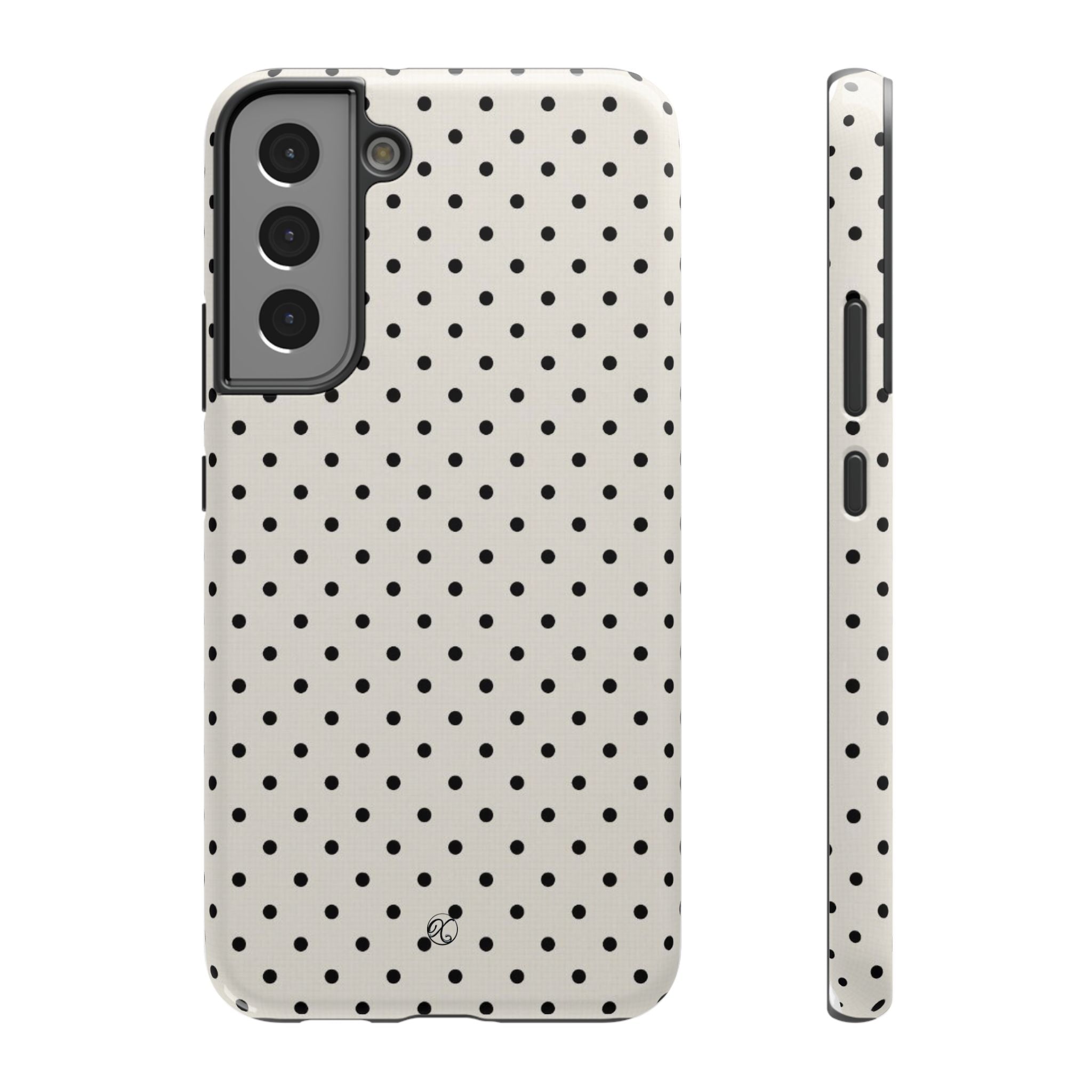 Polka Dot Impact Phone Case — Protective Slim iPhone Cover