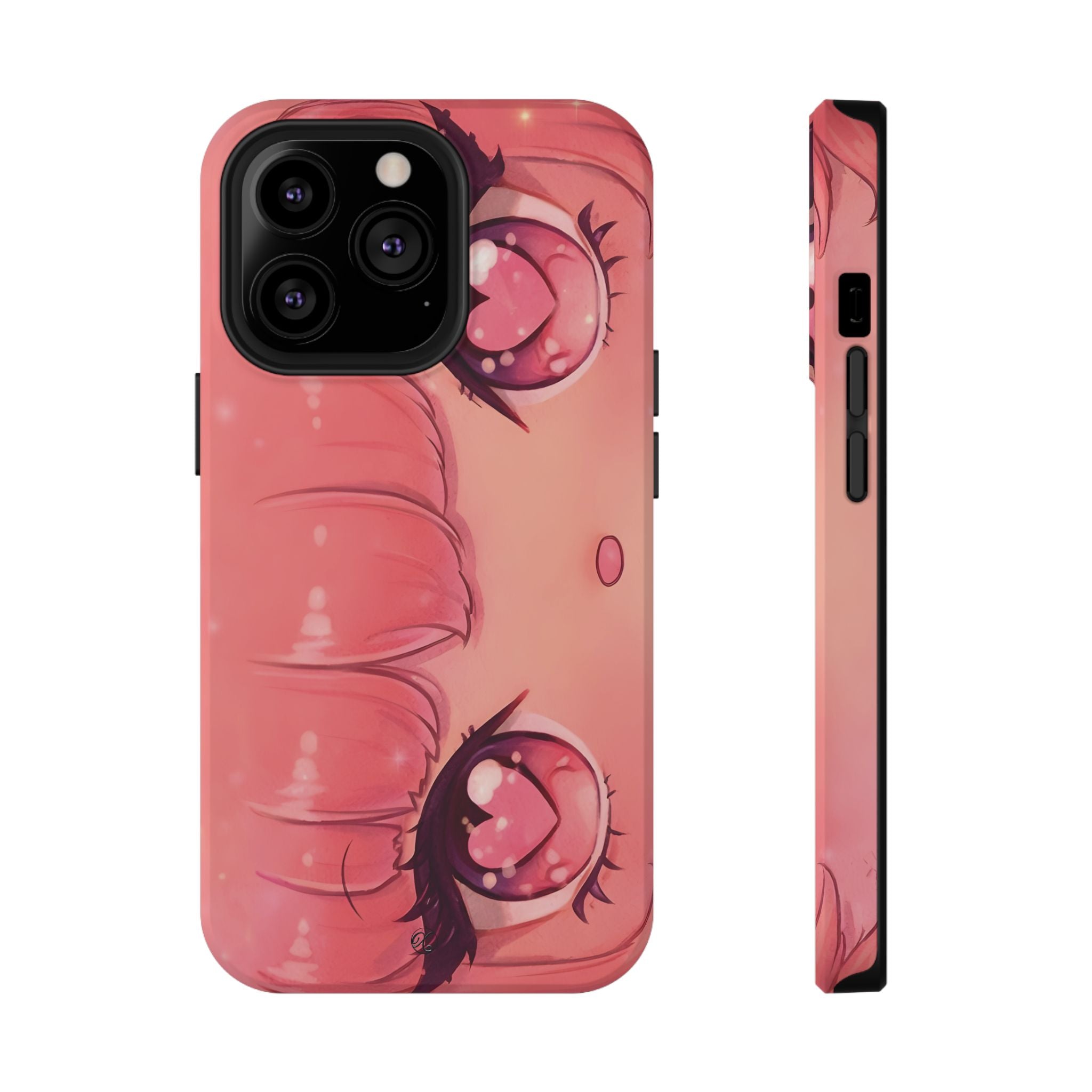 Valentine Heart-Eyes Impact-Resistant Phone Case