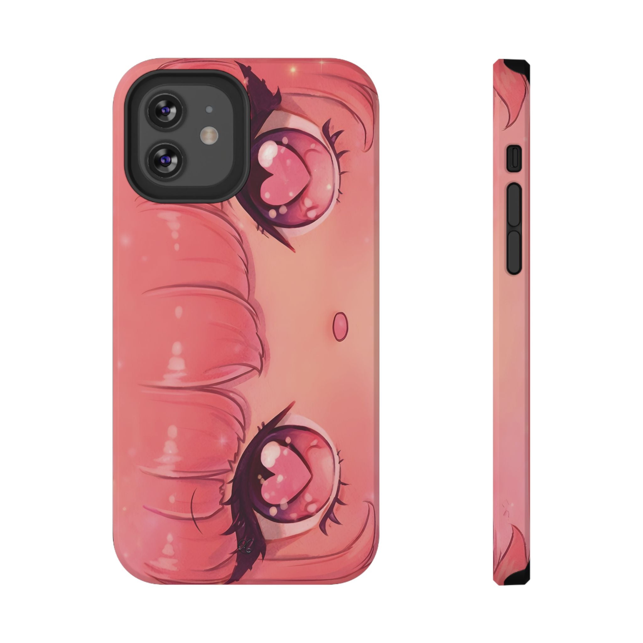 Valentine Heart-Eyes Impact-Resistant Phone Case