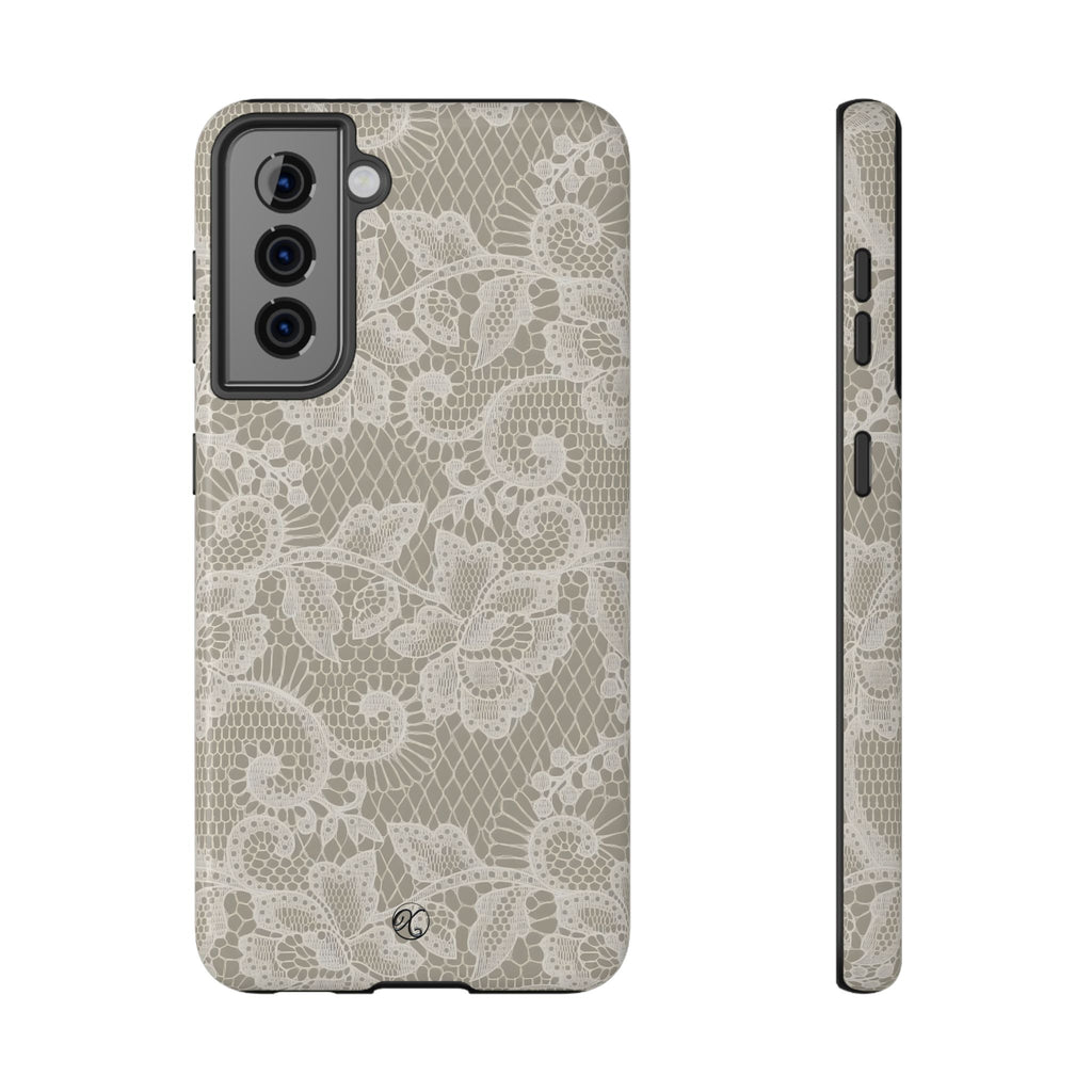 Lace Floral Impact-Resistant Phone Case