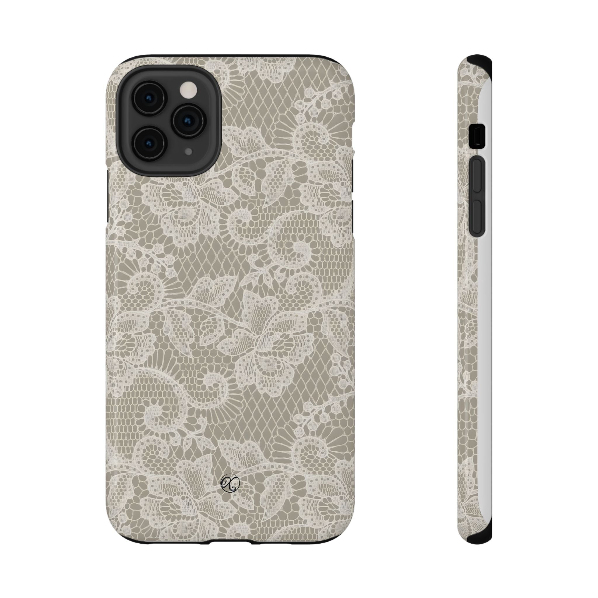 Lace Floral Impact-Resistant Phone Case