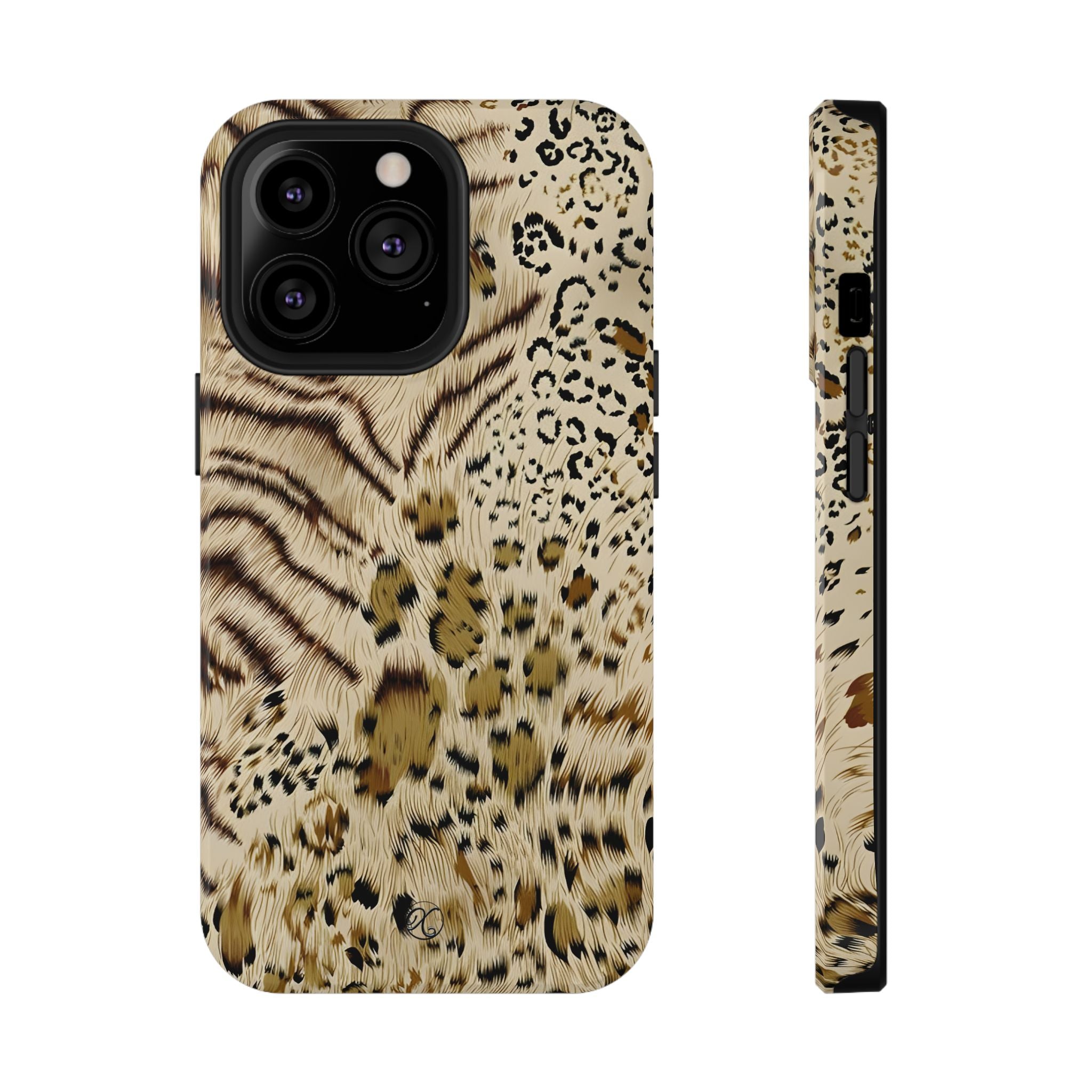 Leopard Print Impact-Resistant Phone Case — Animal Print Protection