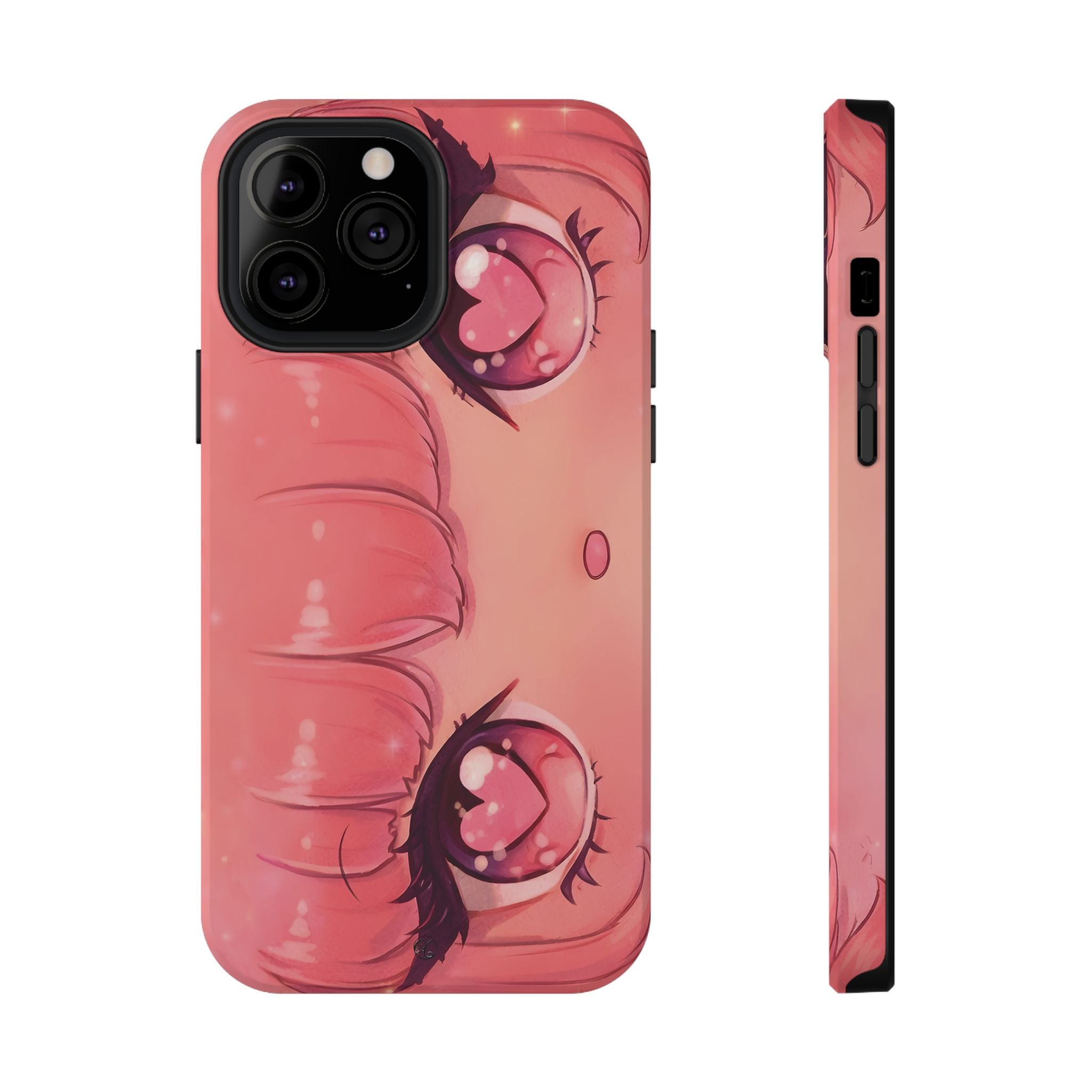 Valentine Heart-Eyes Impact-Resistant Phone Case