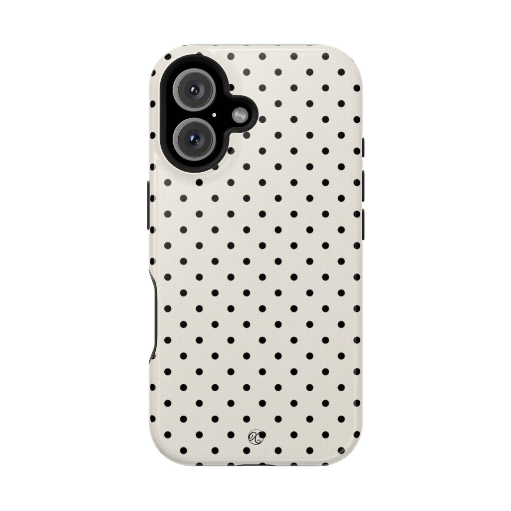 Polka Dot Impact Phone Case — Protective Slim iPhone Cover