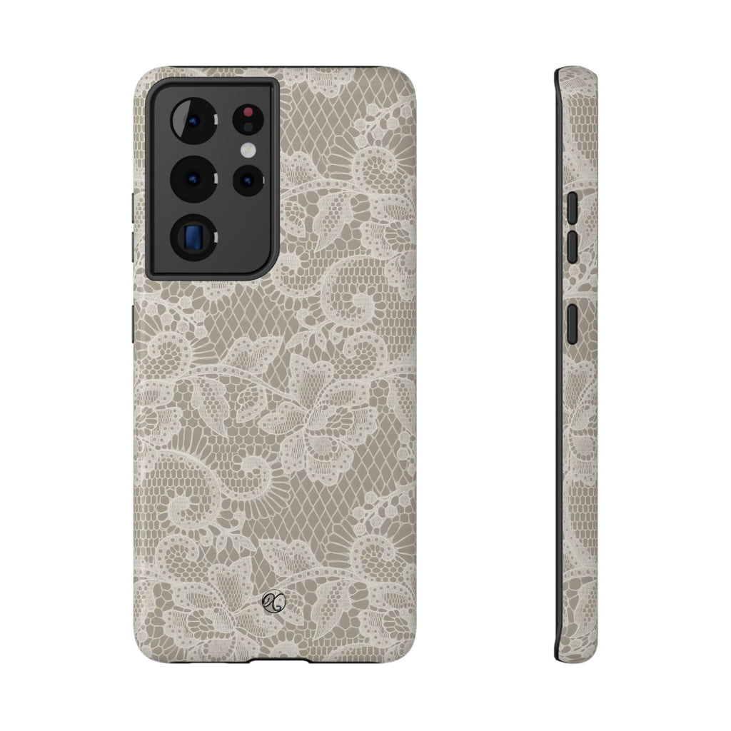 Lace Floral Impact-Resistant Phone Case