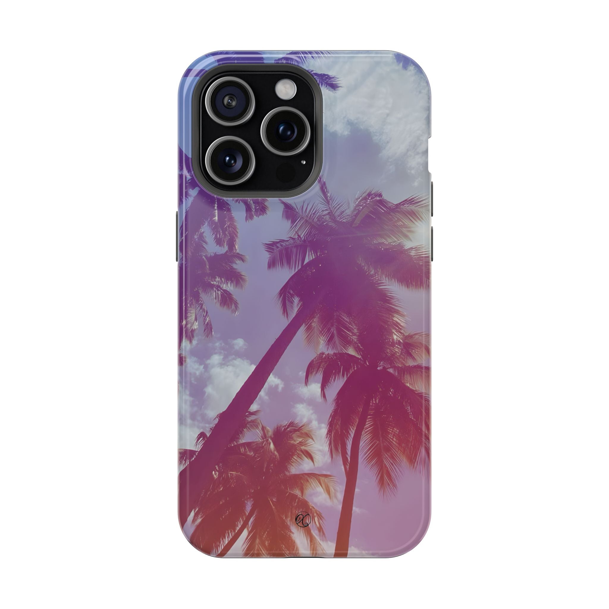 Tropical Palm Impact Phone Case — Sunset Palm Tree Protective Cover