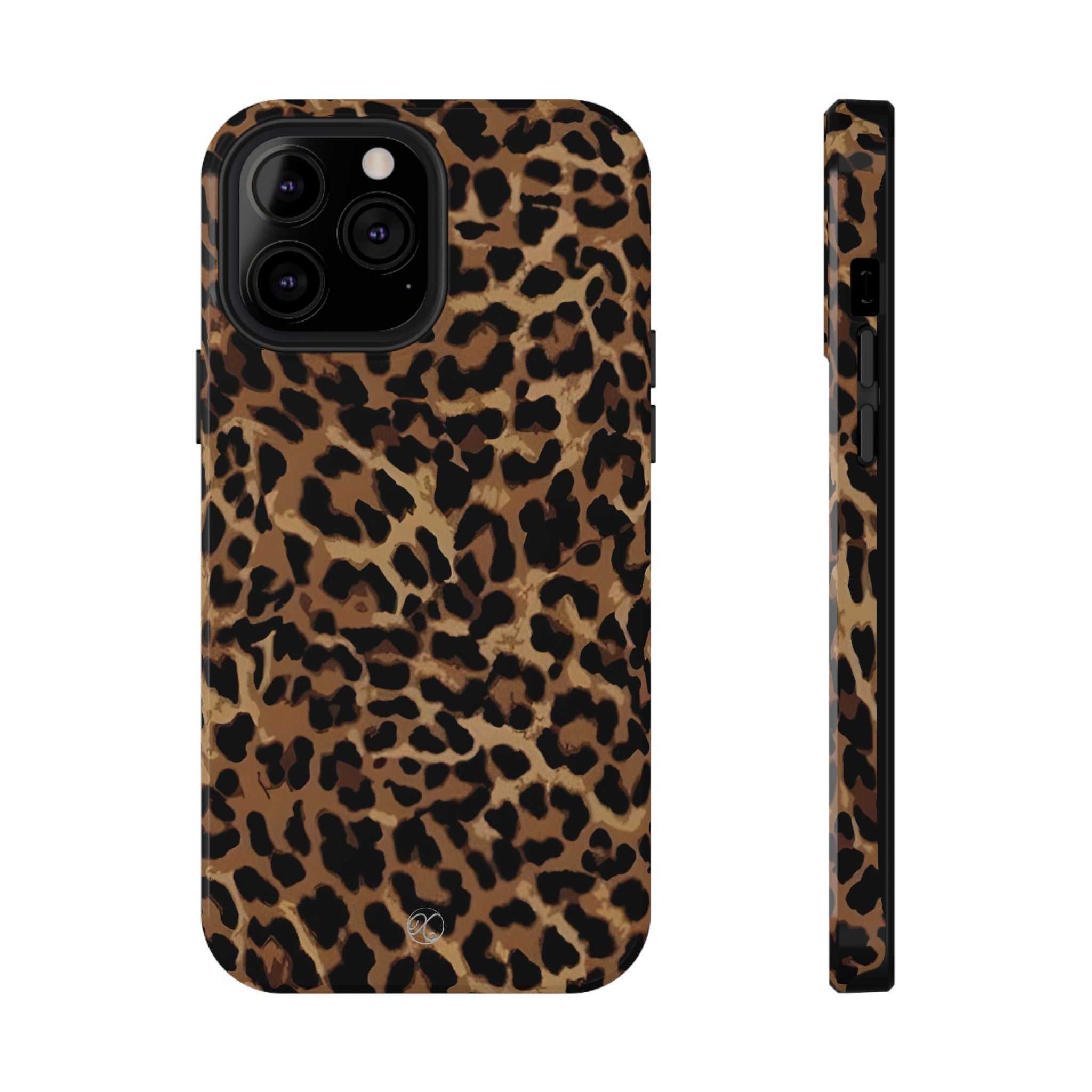 Leopard Print Impact-Resistant Phone Case