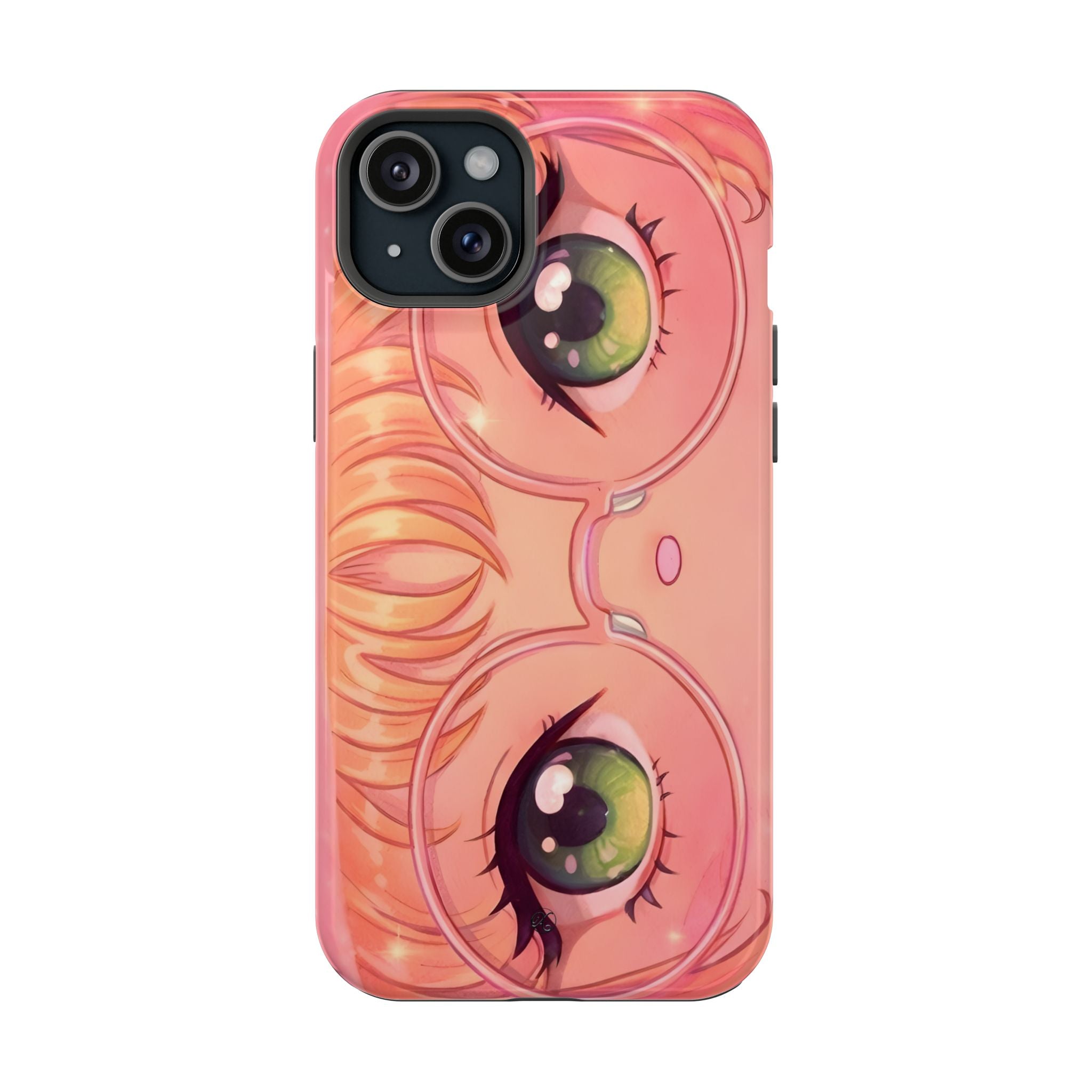 Green Eyed Girl Impact-Resistant Phone Case
