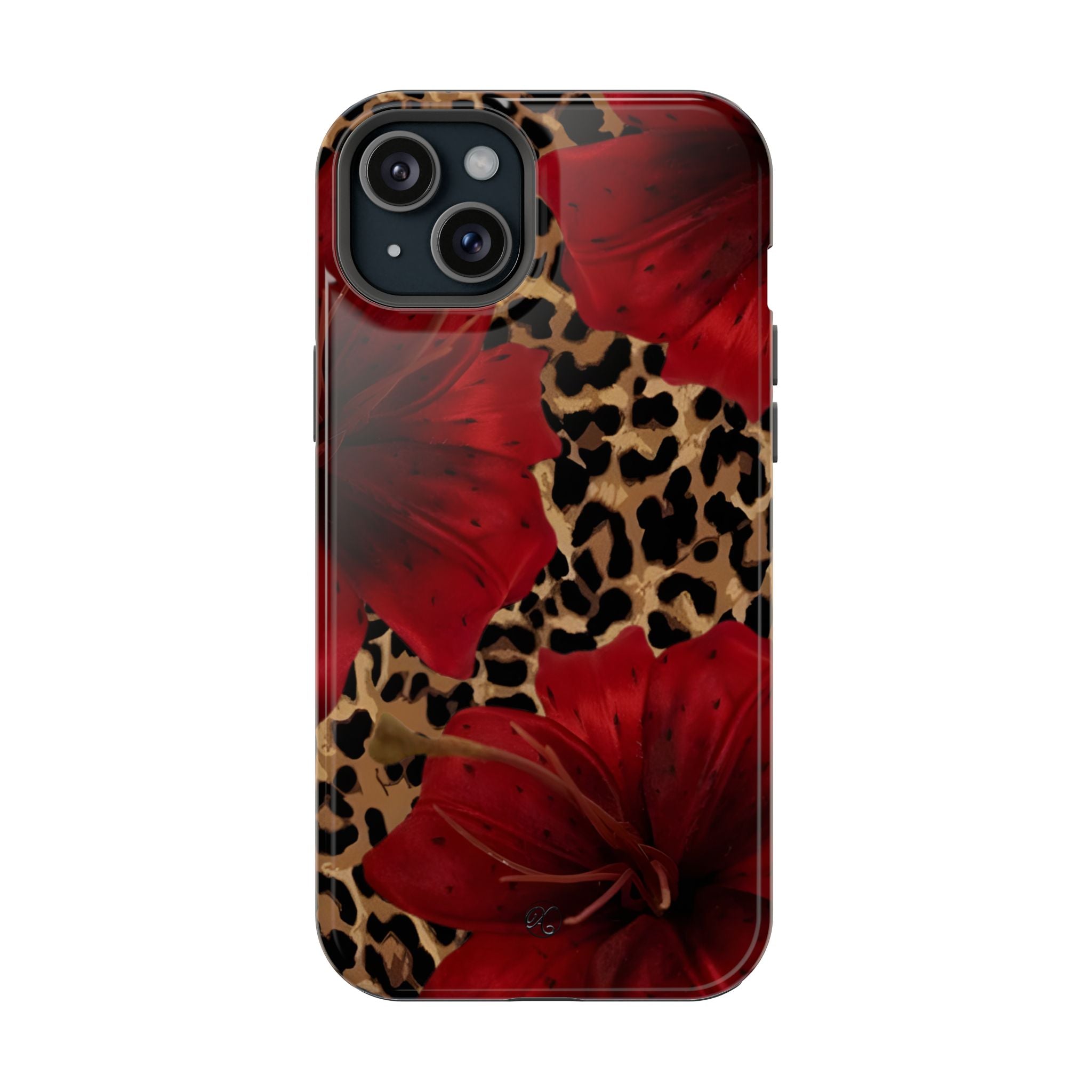 Leopard Red Lily Impact Phone Case