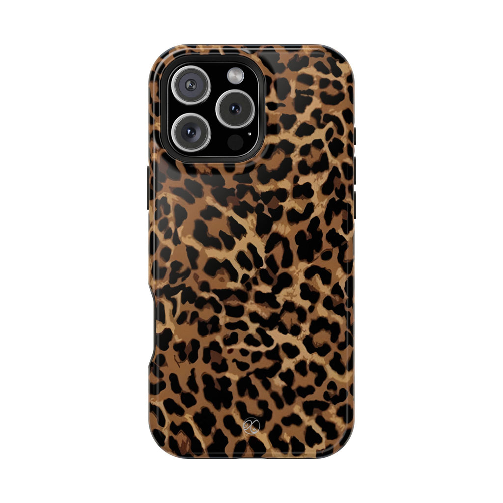 Leopard Print Impact-Resistant Phone Case