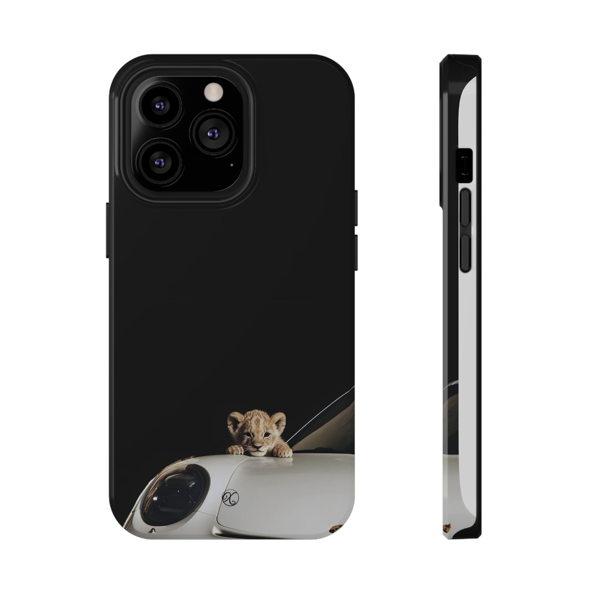 Leopard Car Impact Resistant Phone Case— Protective Slim Shockproof Cover