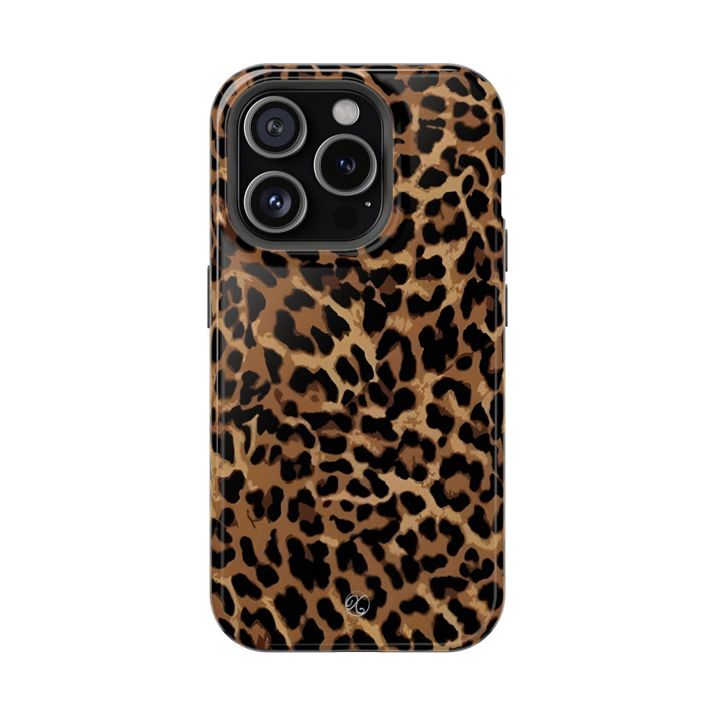 Leopard Print Impact-Resistant Phone Case