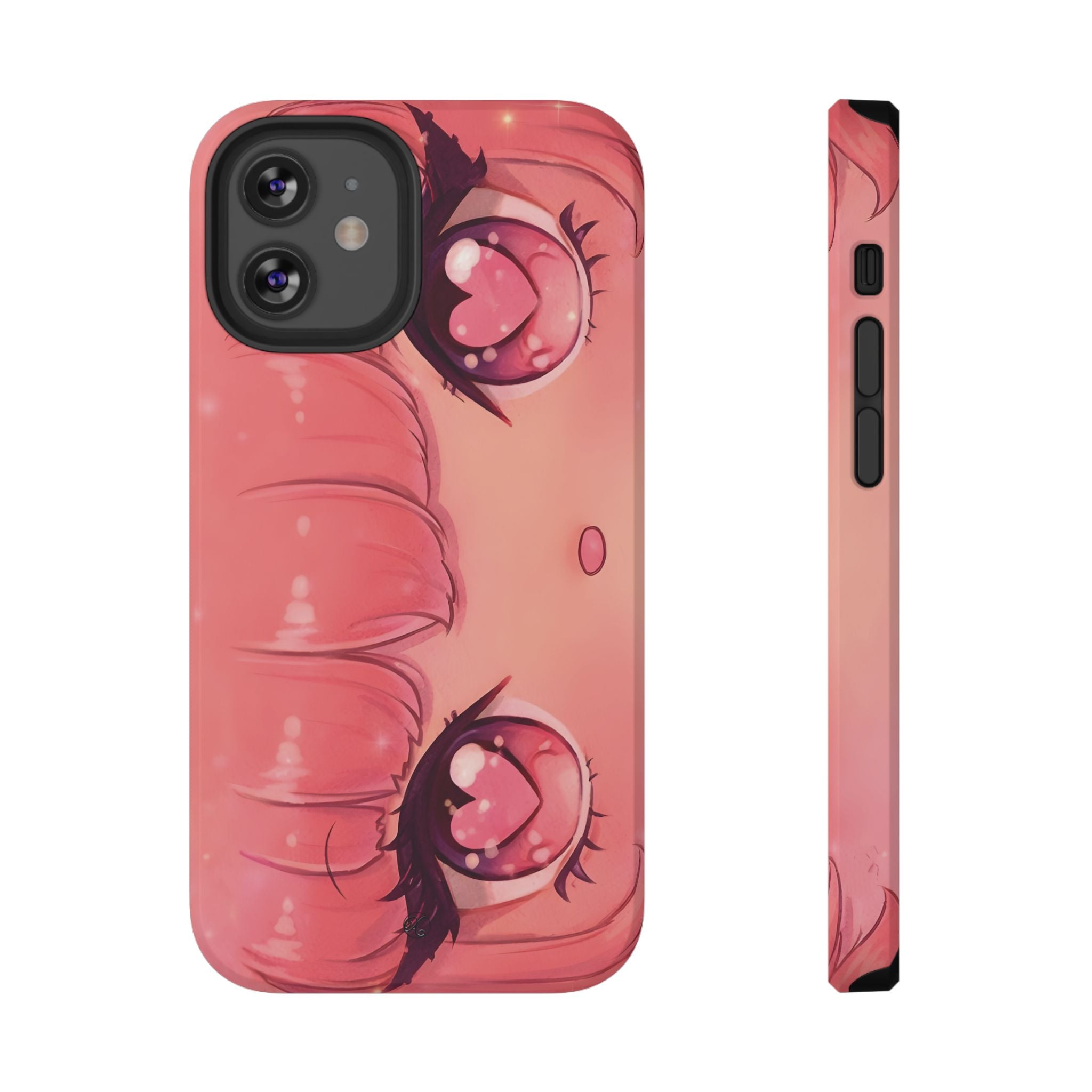 Valentine Heart-Eyes Impact-Resistant Phone Case