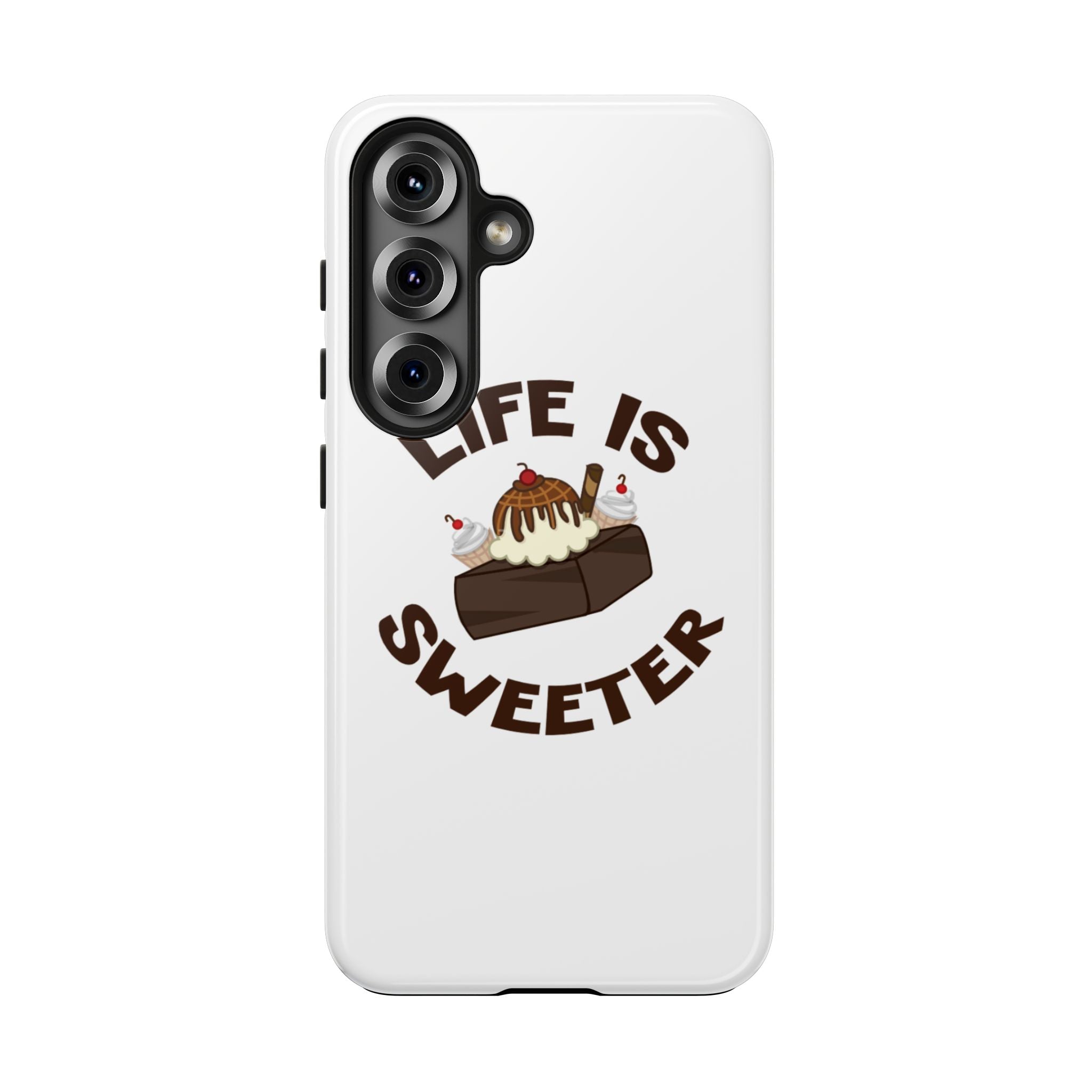 Life Is Sweeter Dessert Phone Case — Tough Protective iPhone Case