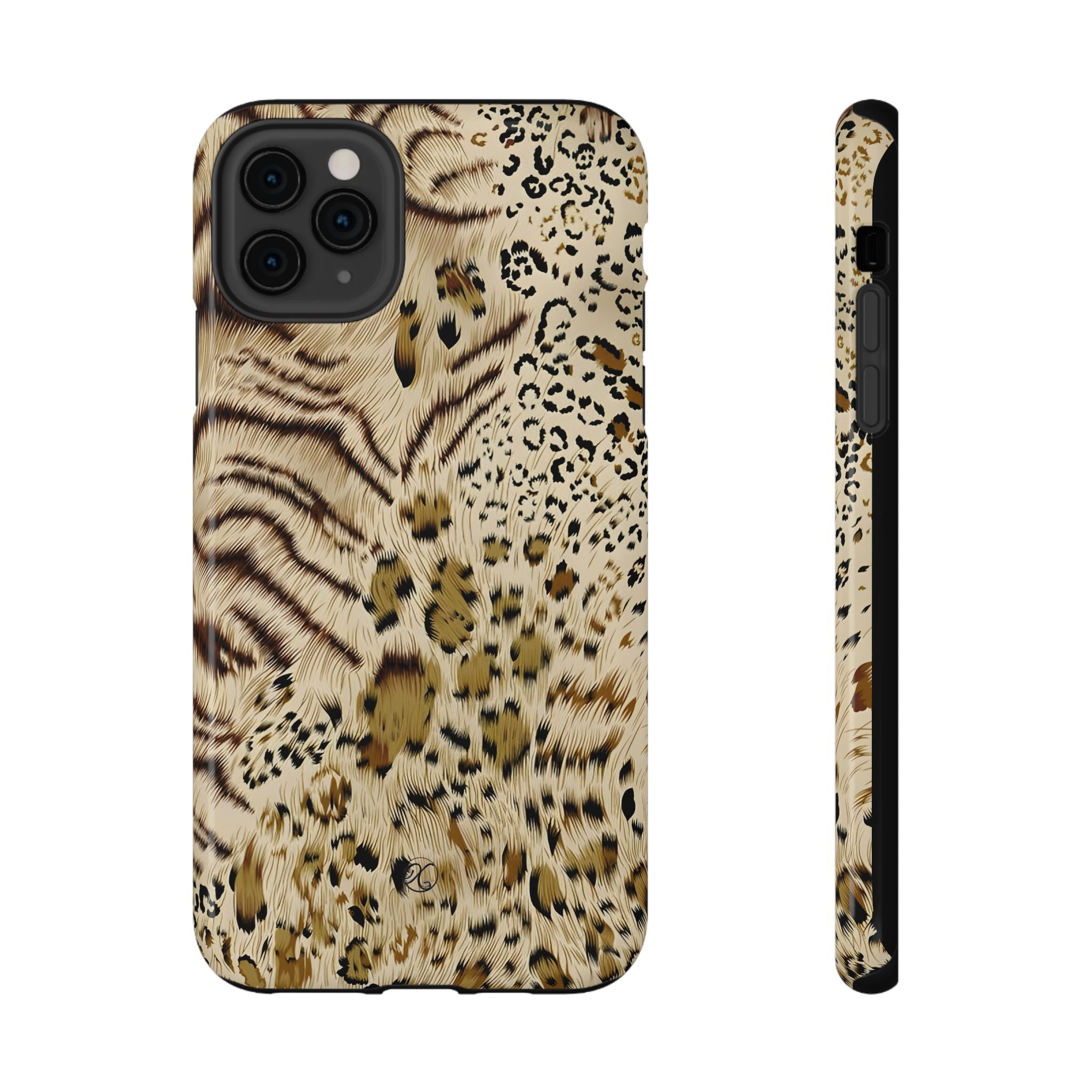 Leopard Print Impact-Resistant Phone Case — Animal Print Protection