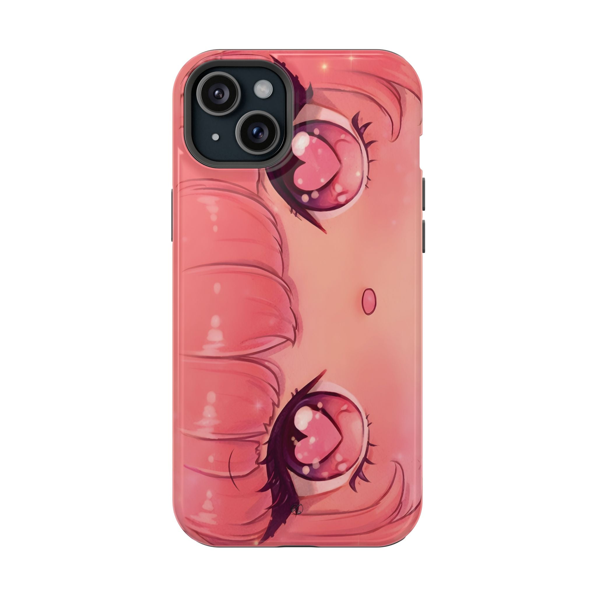 Valentine Heart-Eyes Impact-Resistant Phone Case