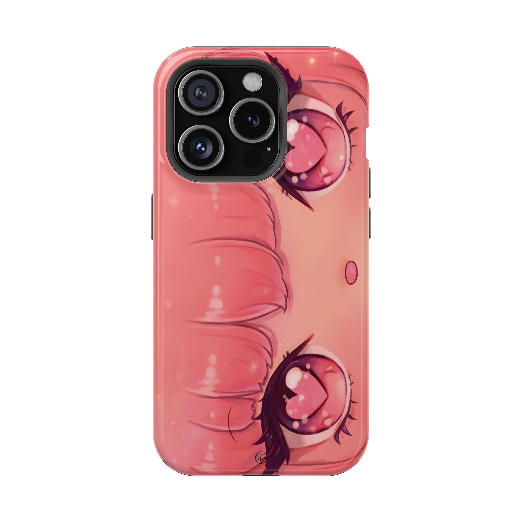Valentine Heart-Eyes Impact-Resistant Phone Case