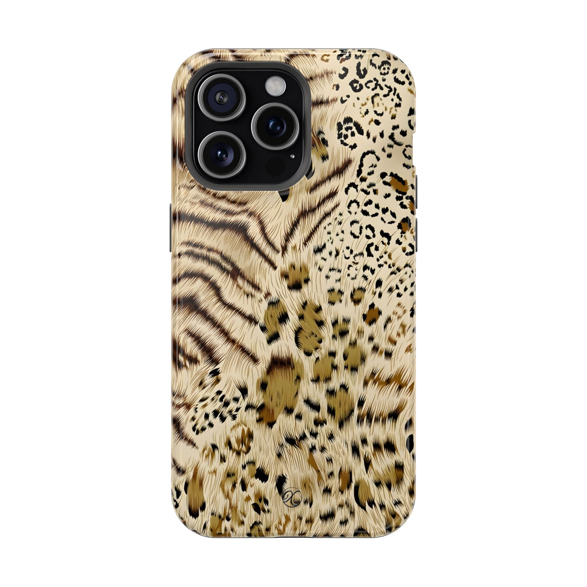 Leopard Print Impact-Resistant Phone Case — Animal Print Protection