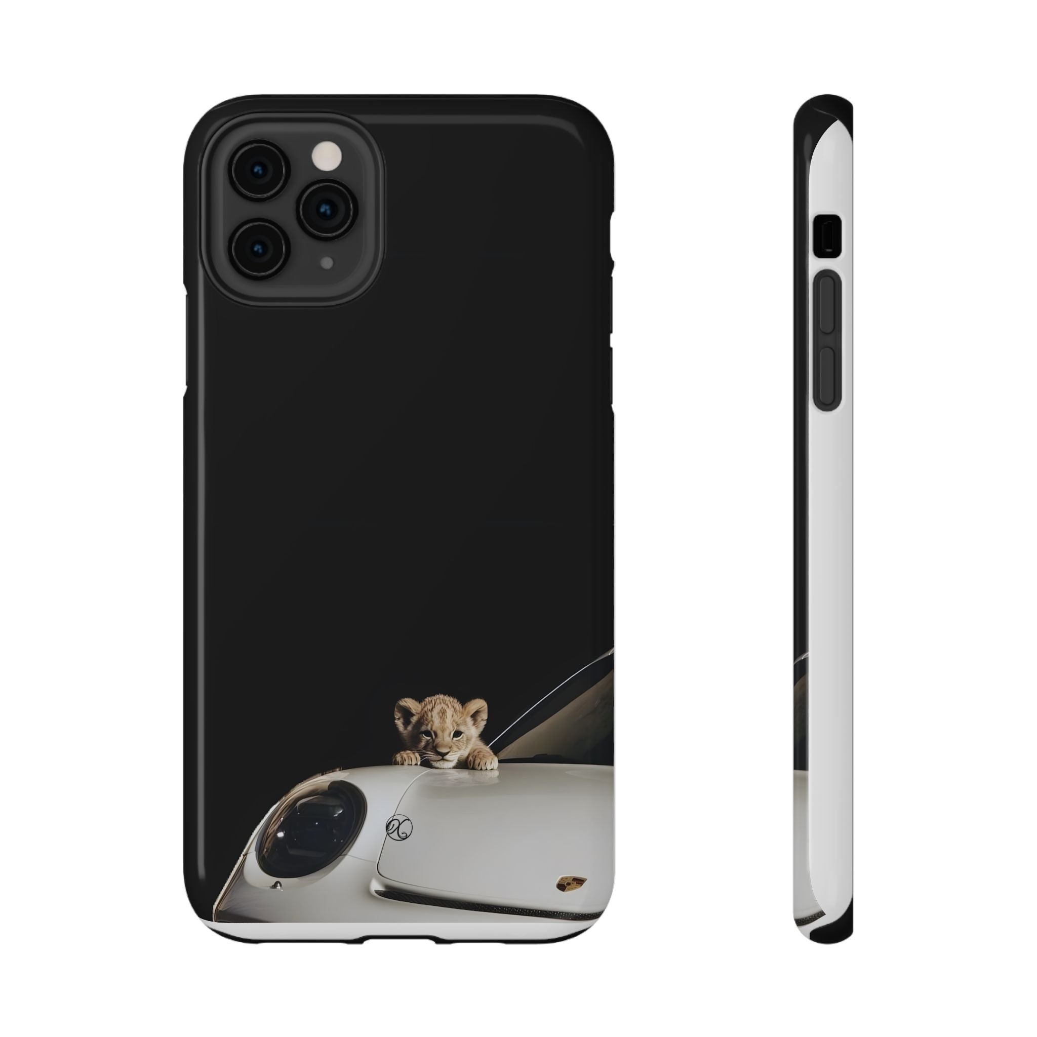 Leopard Car Impact Resistant Phone Case— Protective Slim Shockproof Cover