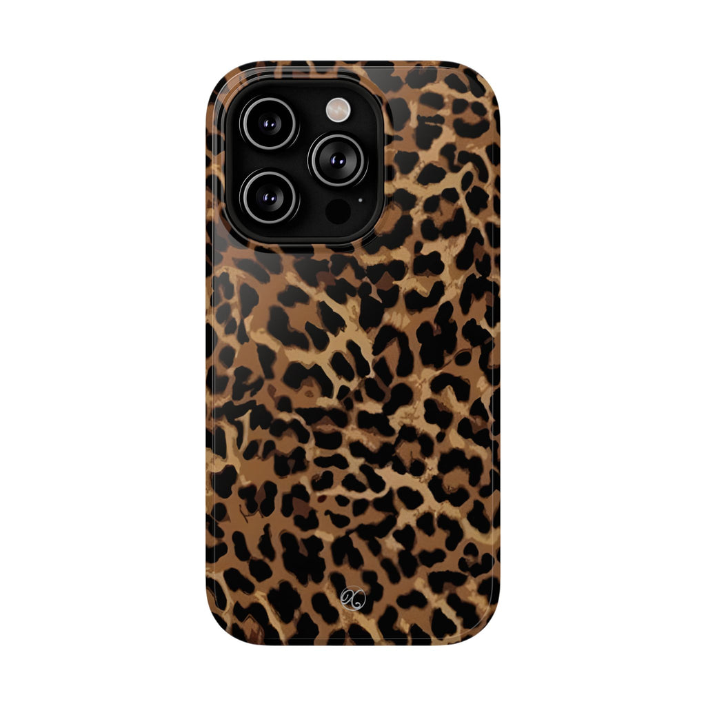Leopard Print Impact-Resistant Phone Case