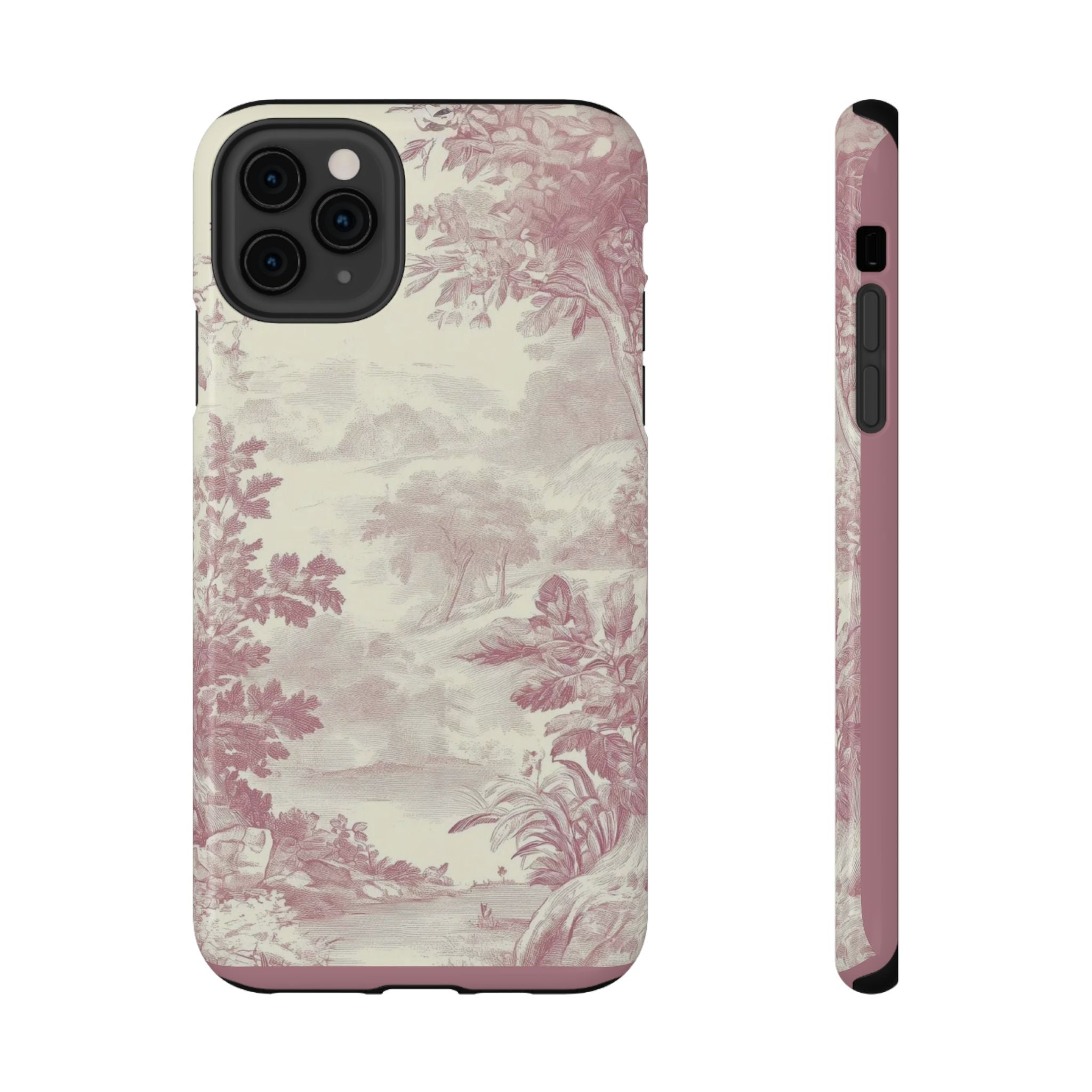 Floral Scenery Impact-Resistant Phone Case