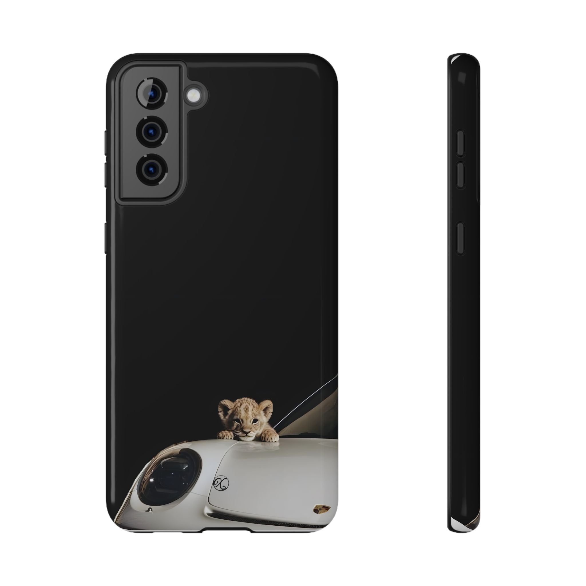 Leopard Car Impact Resistant Phone Case— Protective Slim Shockproof Cover