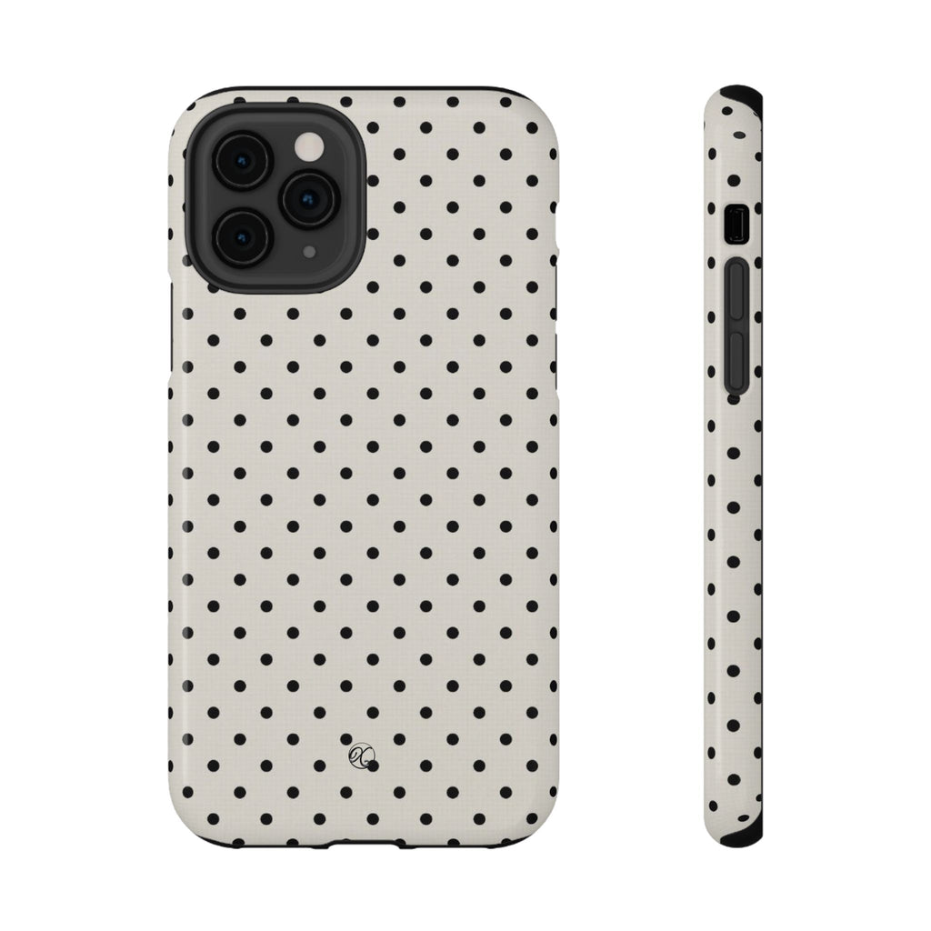 Polka Dot Impact Phone Case — Protective Slim iPhone Cover