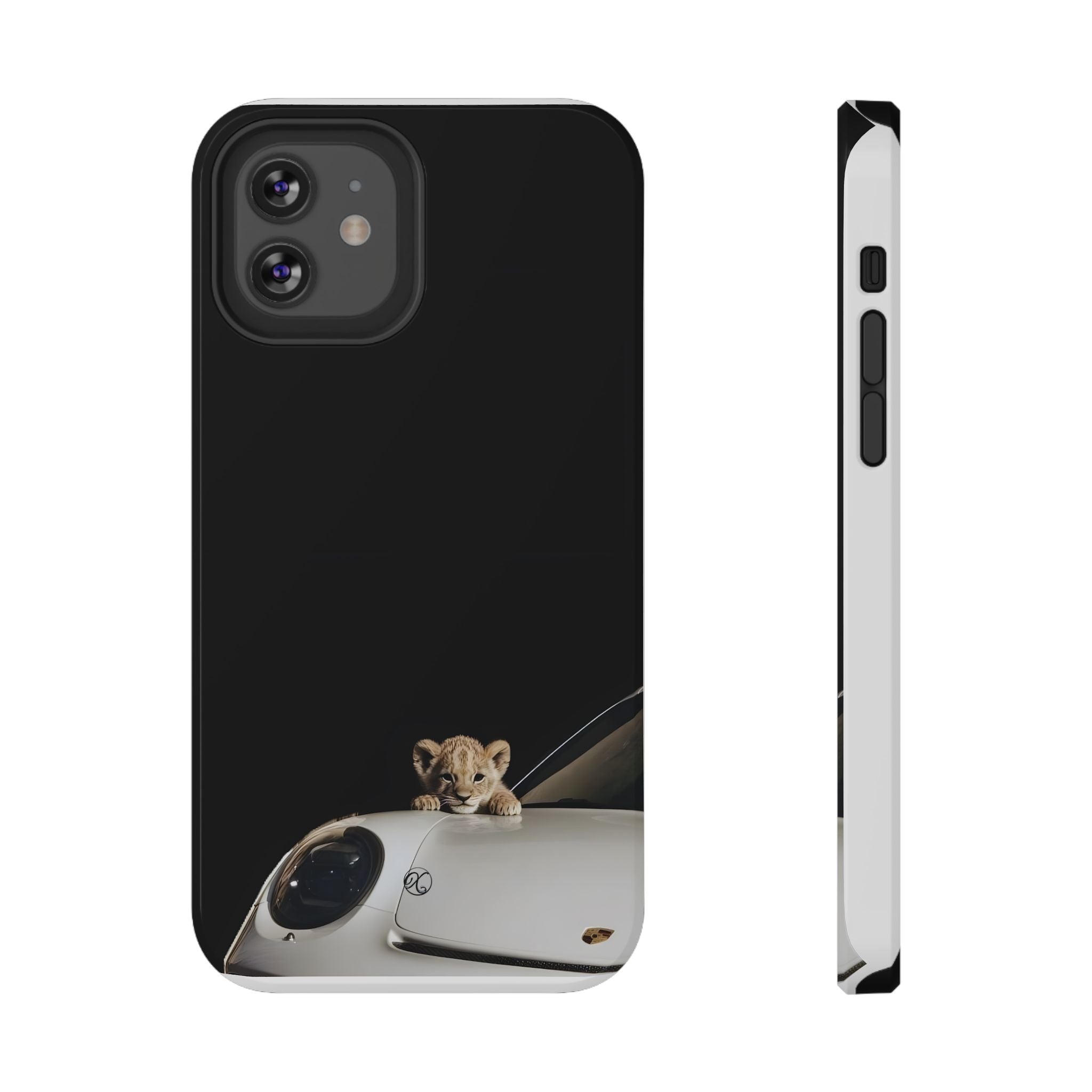 Leopard Car Impact Resistant Phone Case— Protective Slim Shockproof Cover