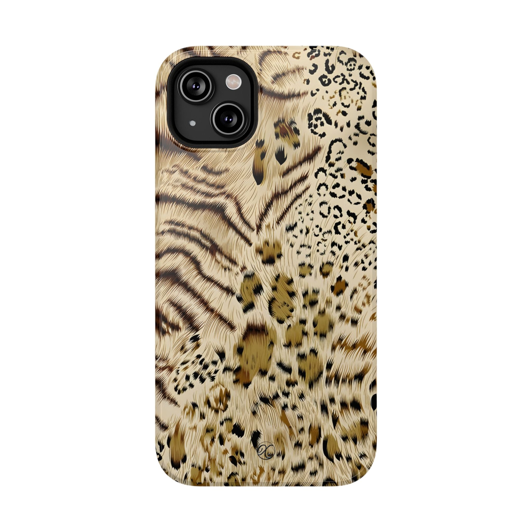 Leopard Print Impact-Resistant Phone Case — Animal Print Protection