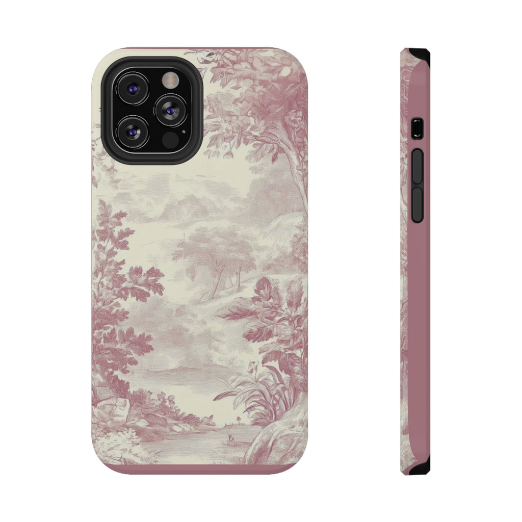 Floral Scenery Impact-Resistant Phone Case