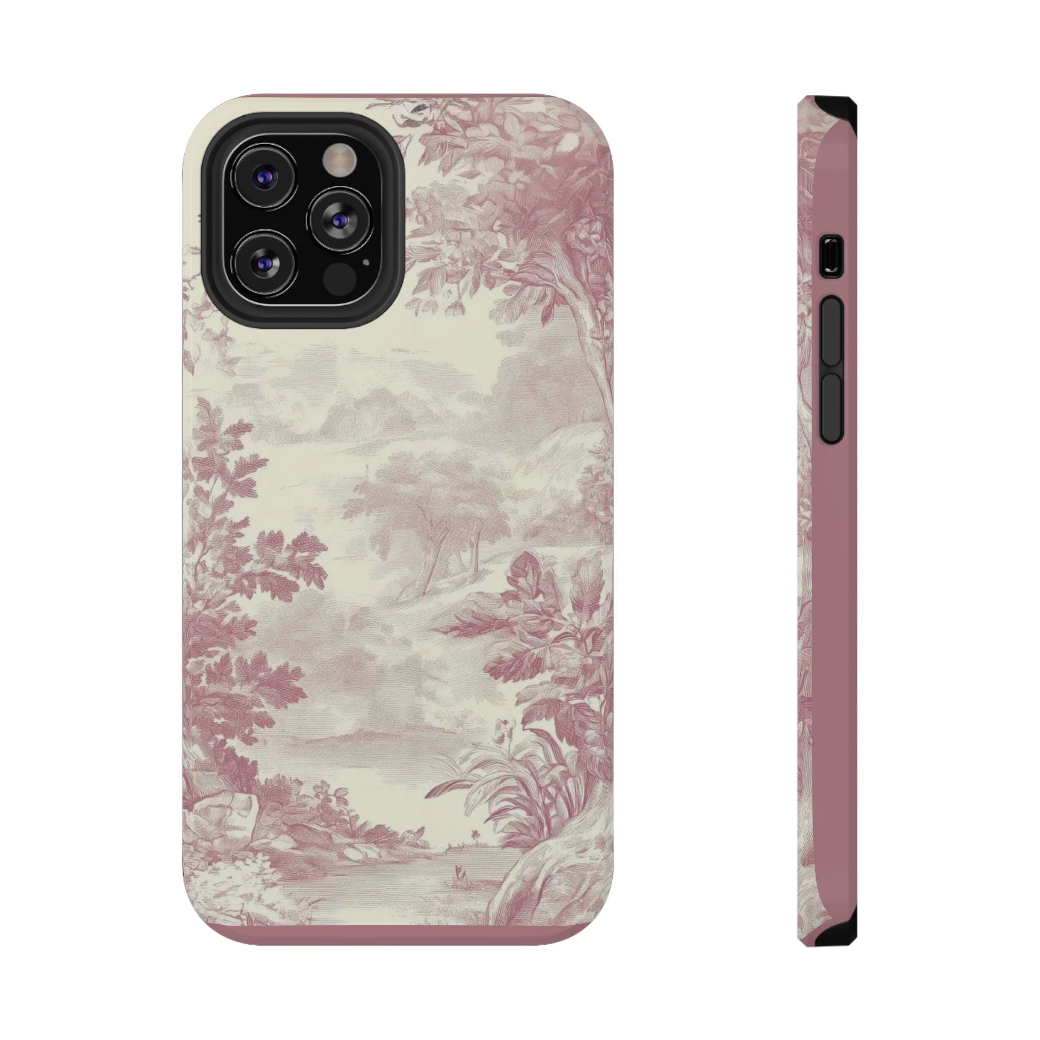 Floral Scenery Impact-Resistant Phone Case