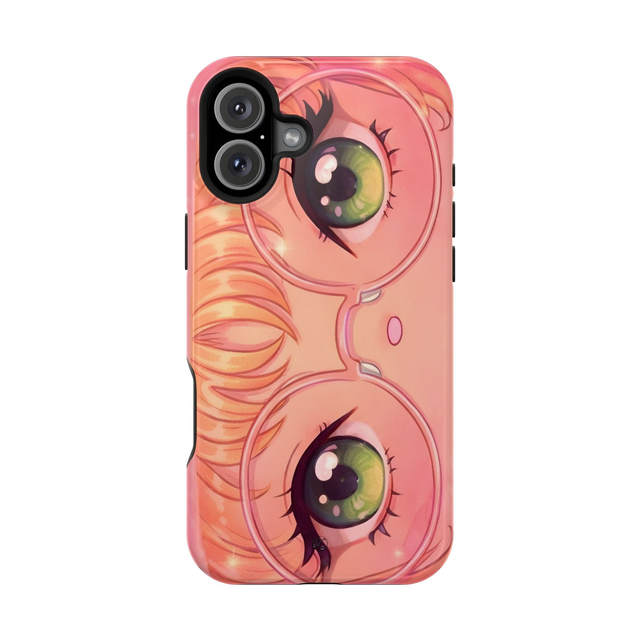 Green Eyed Girl Impact-Resistant Phone Case