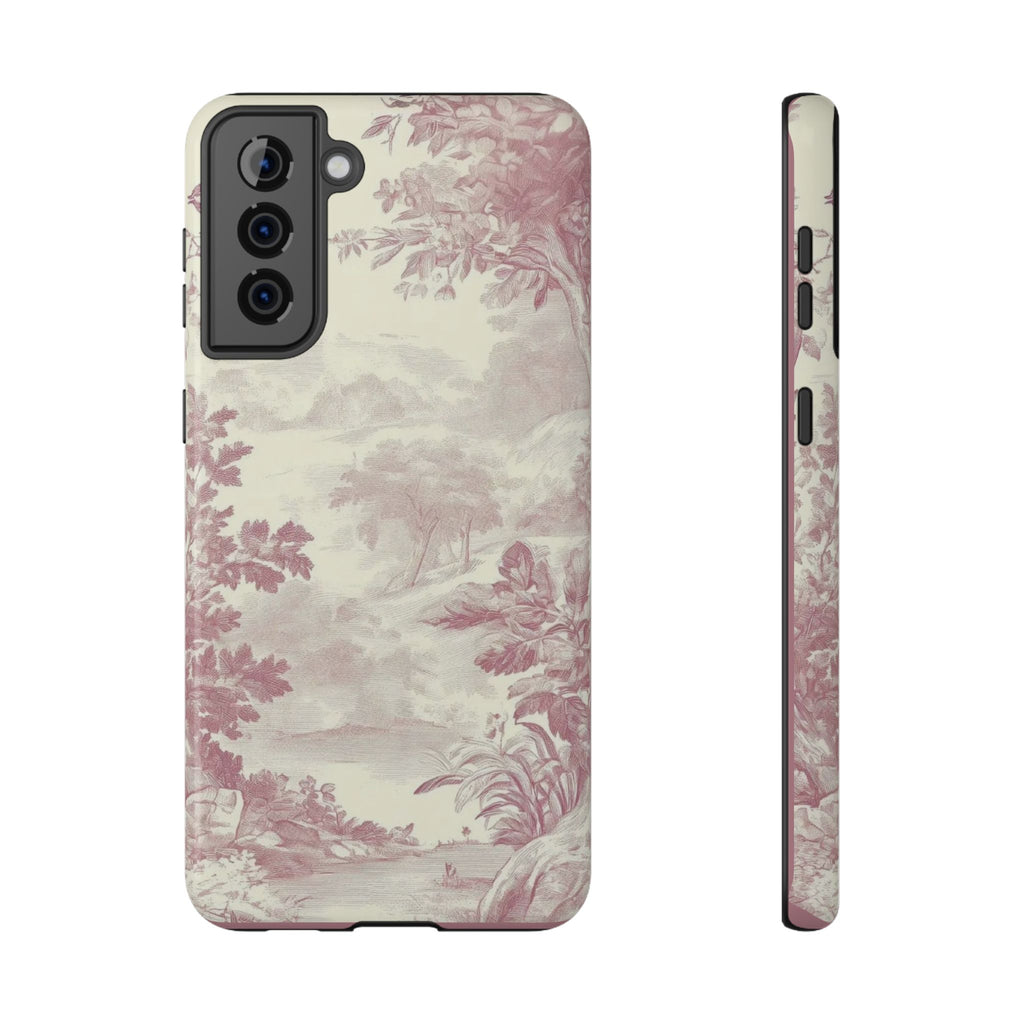 Floral Scenery Impact-Resistant Phone Case