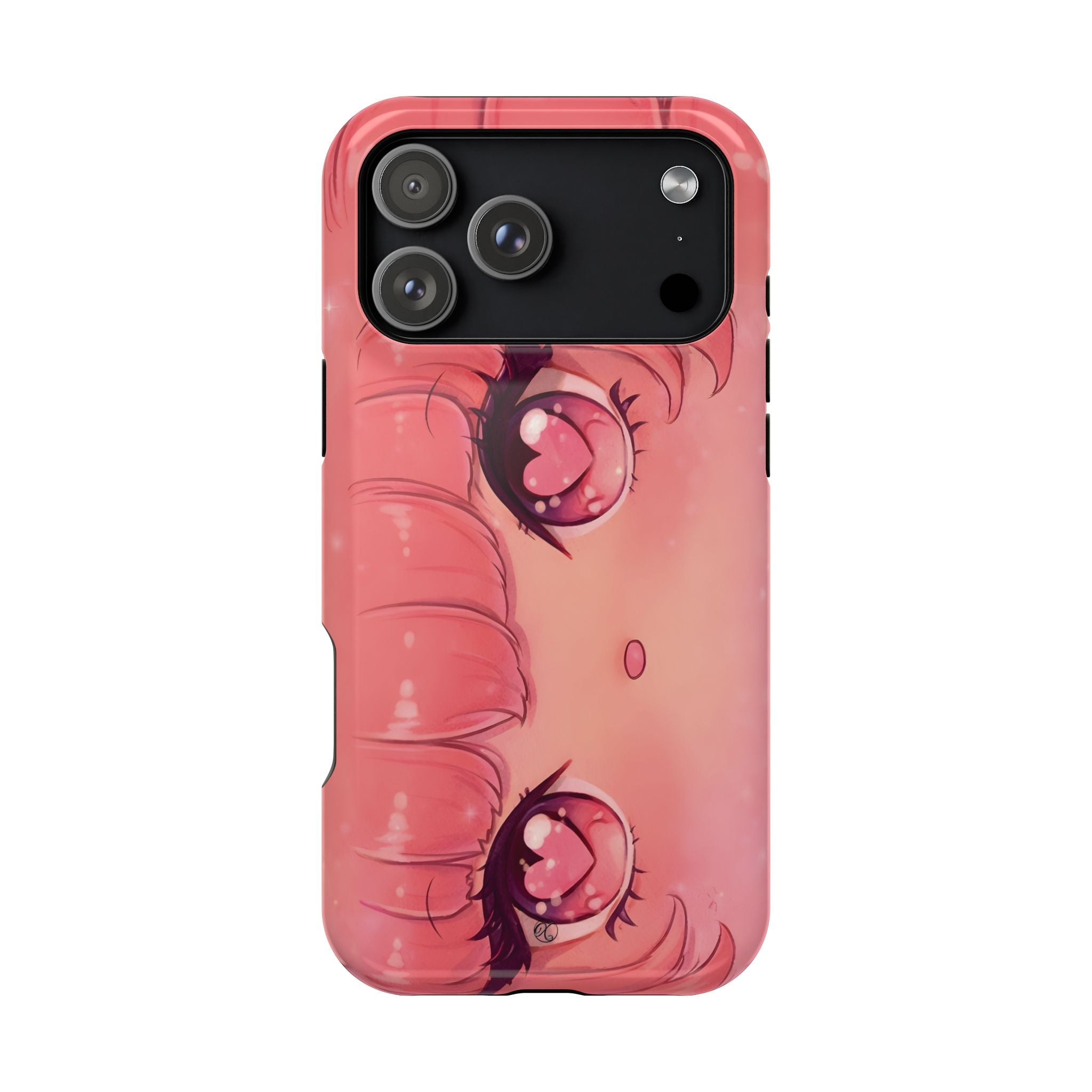 Valentine Heart-Eyes Impact-Resistant Phone Case
