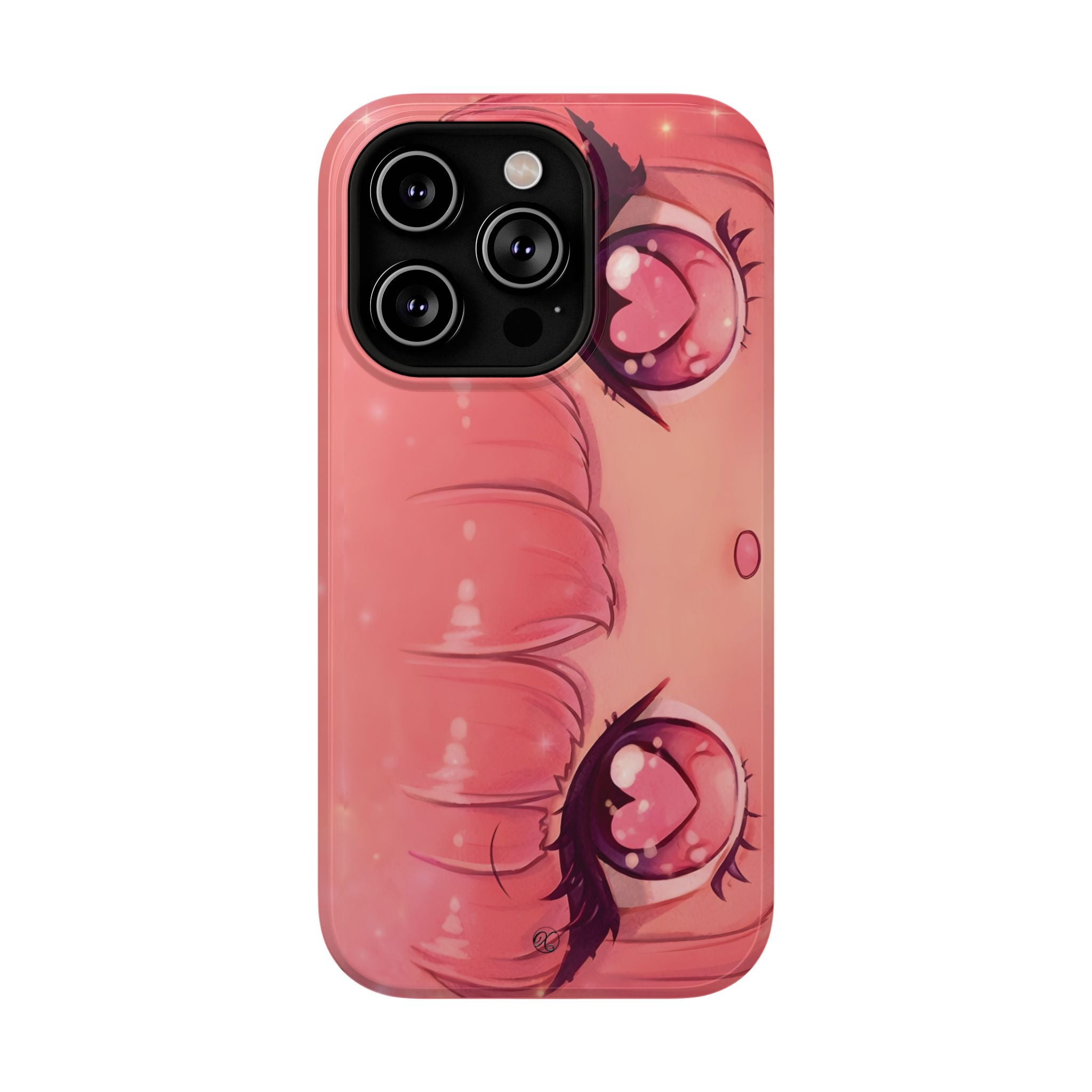 Valentine Heart-Eyes Impact-Resistant Phone Case