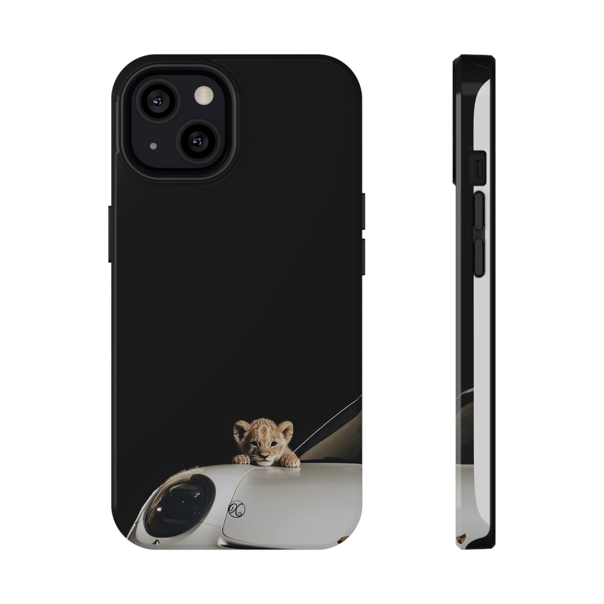 Leopard Car Impact Resistant Phone Case— Protective Slim Shockproof Cover